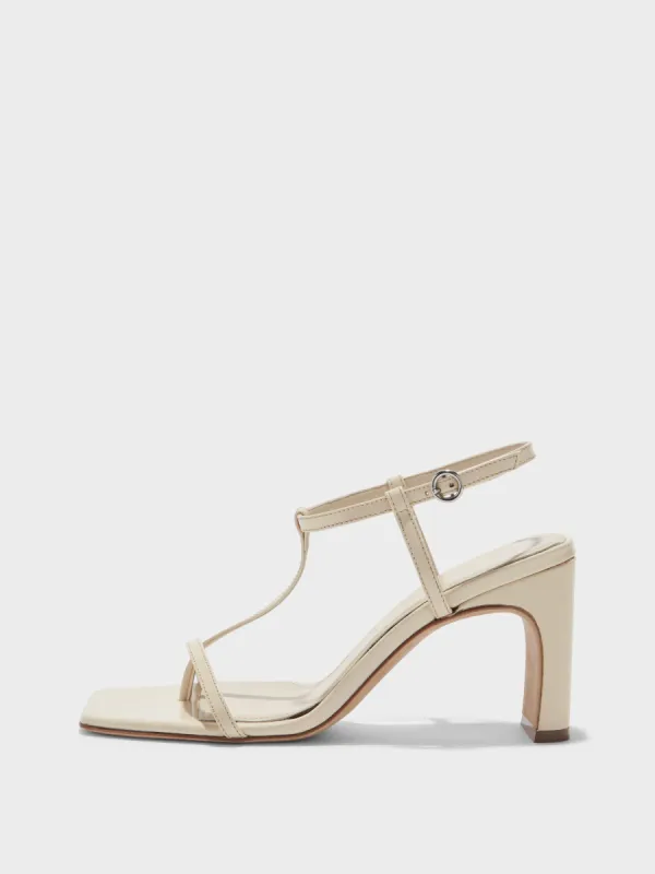 Hilma Leather T-Bar Sandals sold by Aeyde