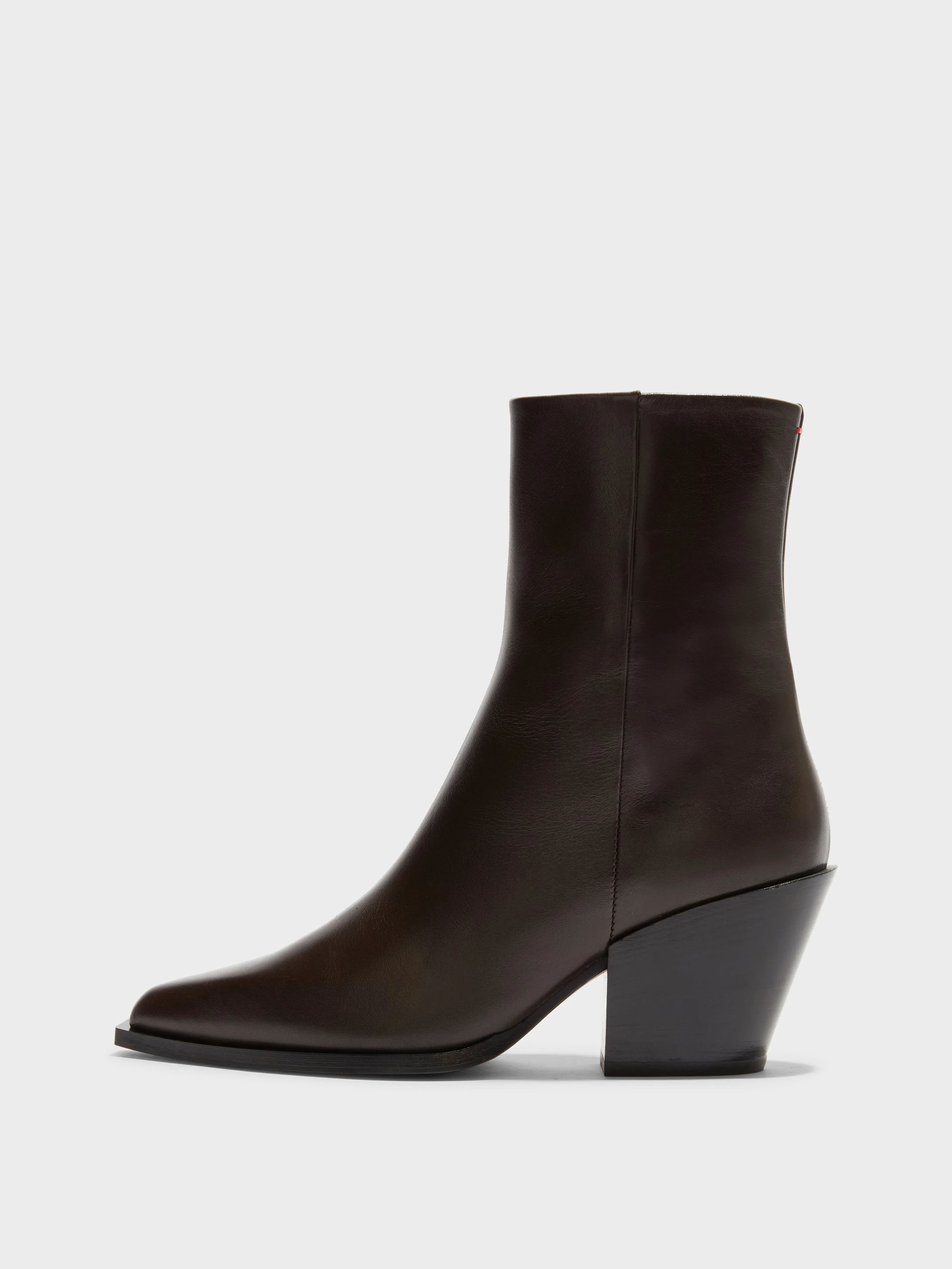 Kara Leather Cowboy Ankle Boots sold by Aeyde