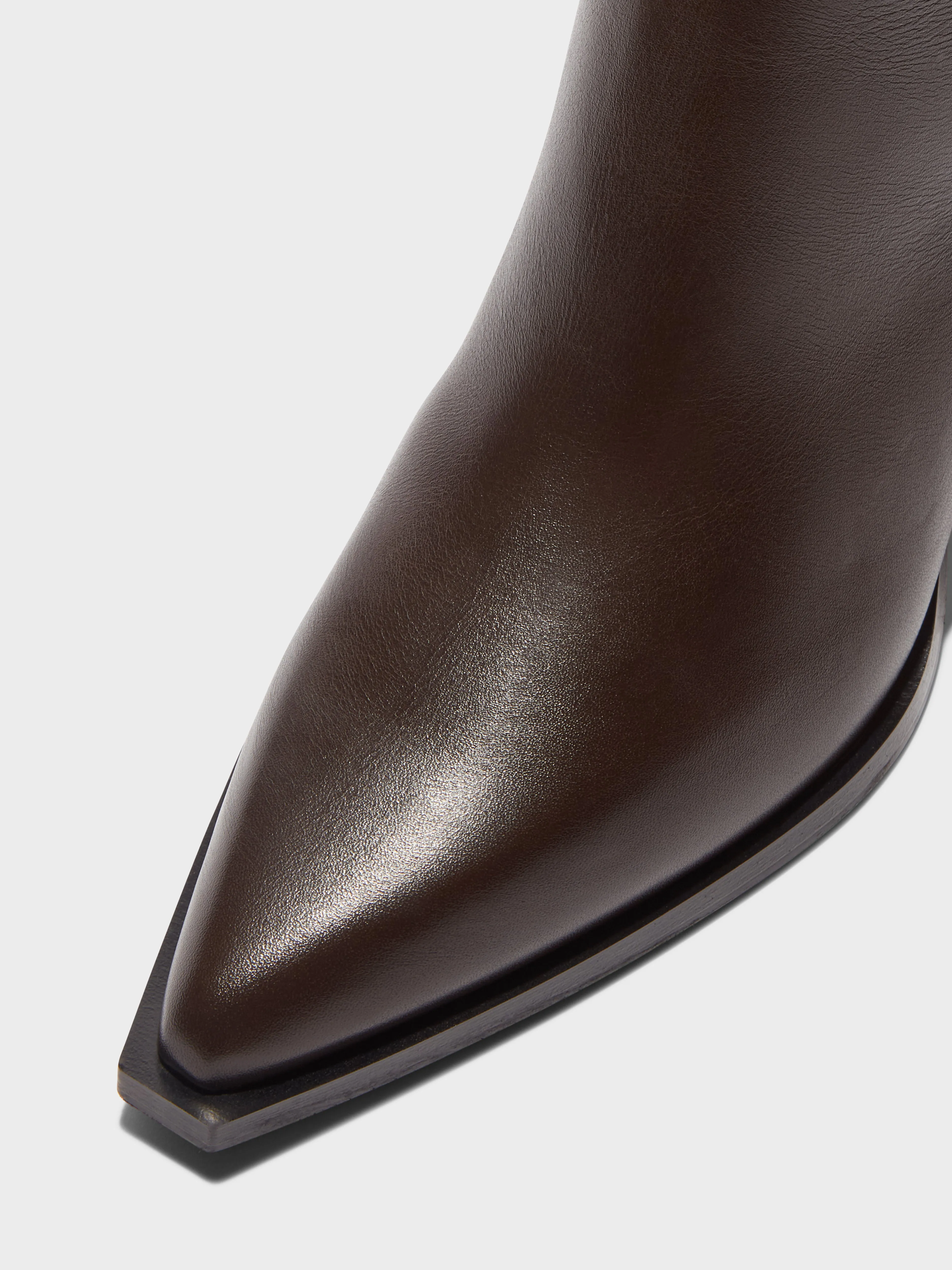 Kara Leather Cowboy Ankle Boots sold by Aeyde product image thumbnail 3