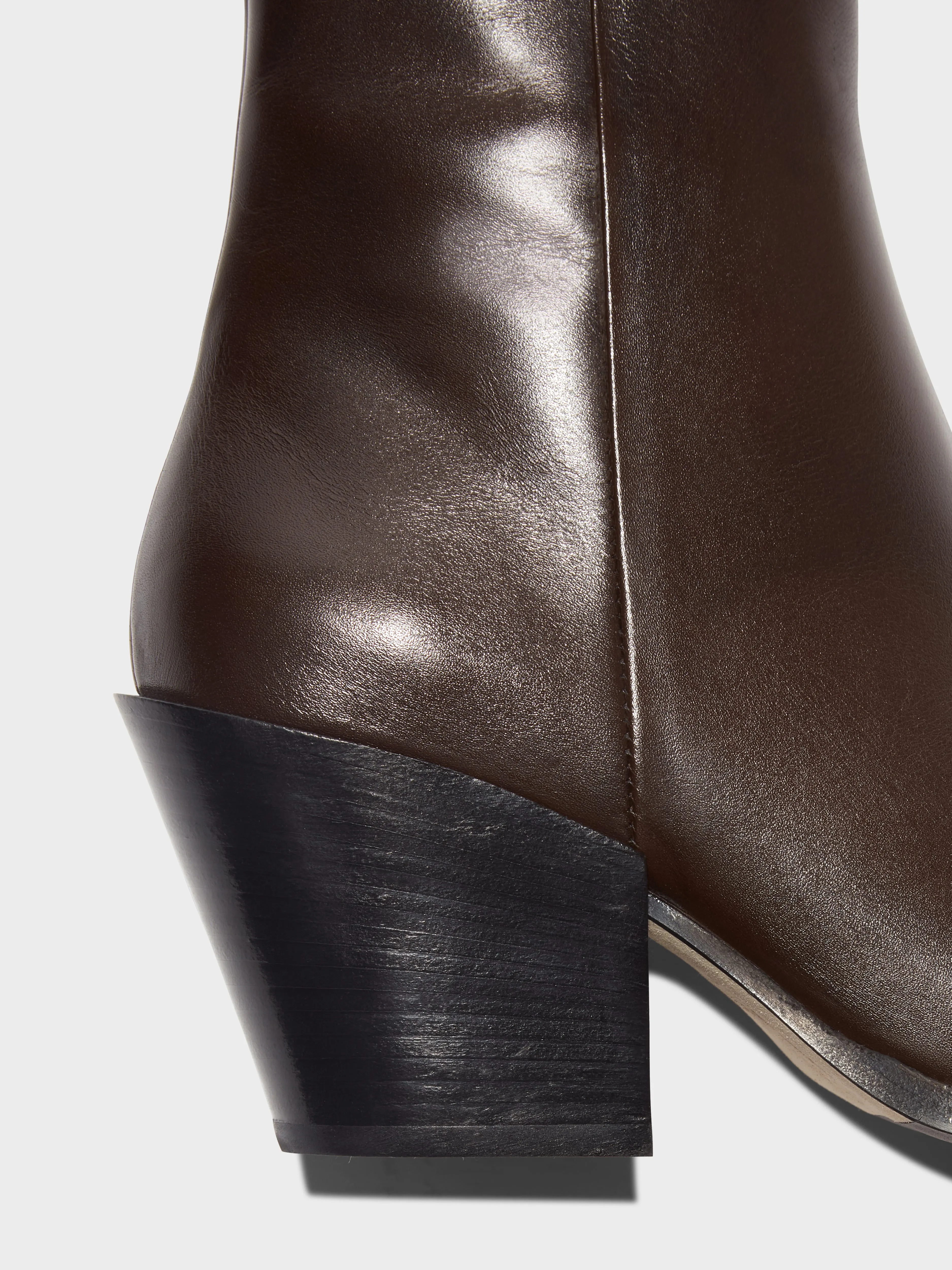 Kara Leather Cowboy Ankle Boots sold by Aeyde product image thumbnail 4