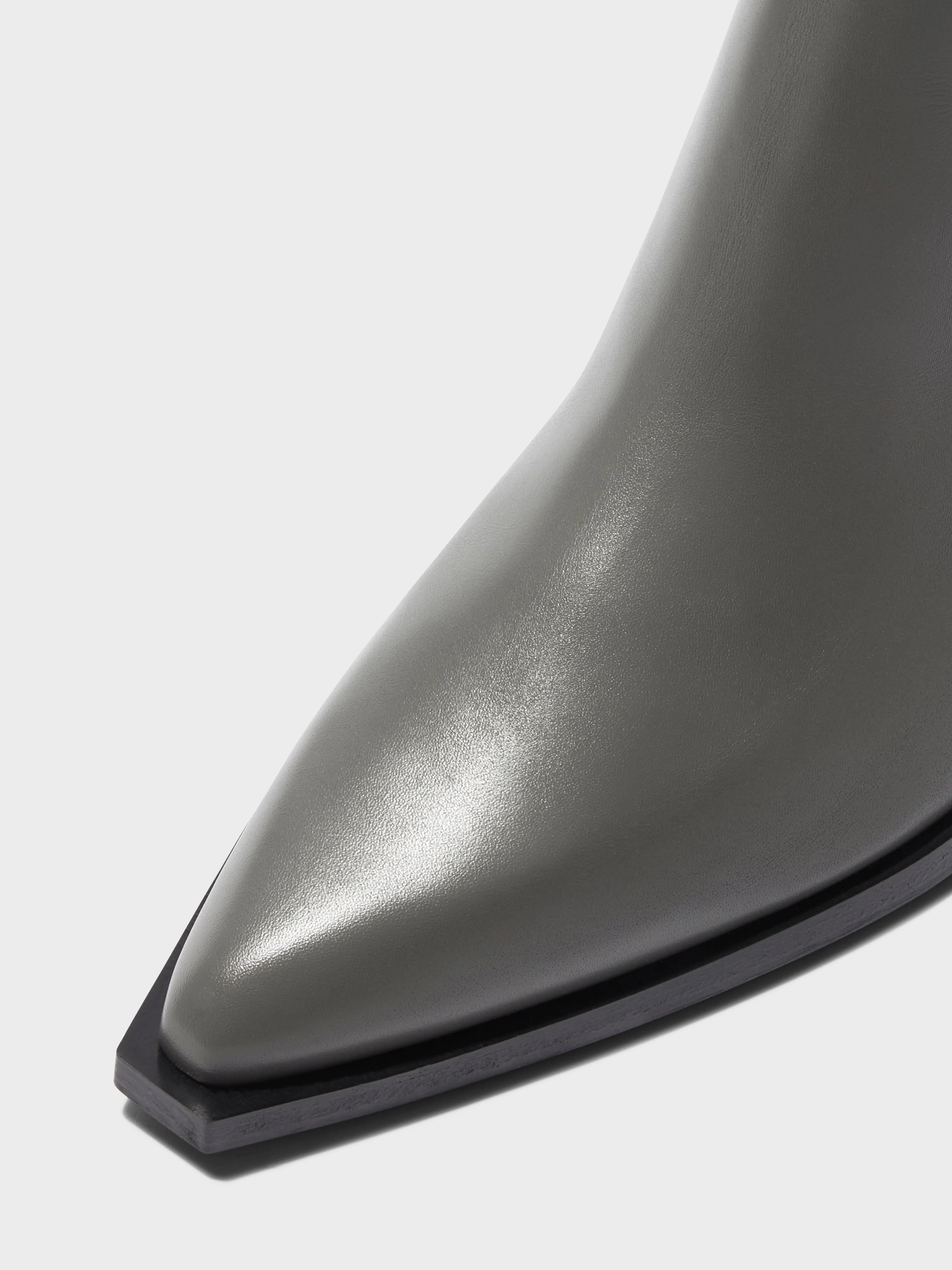 Kara Leather Cowboy Ankle Boots sold by Aeyde product image thumbnail 3