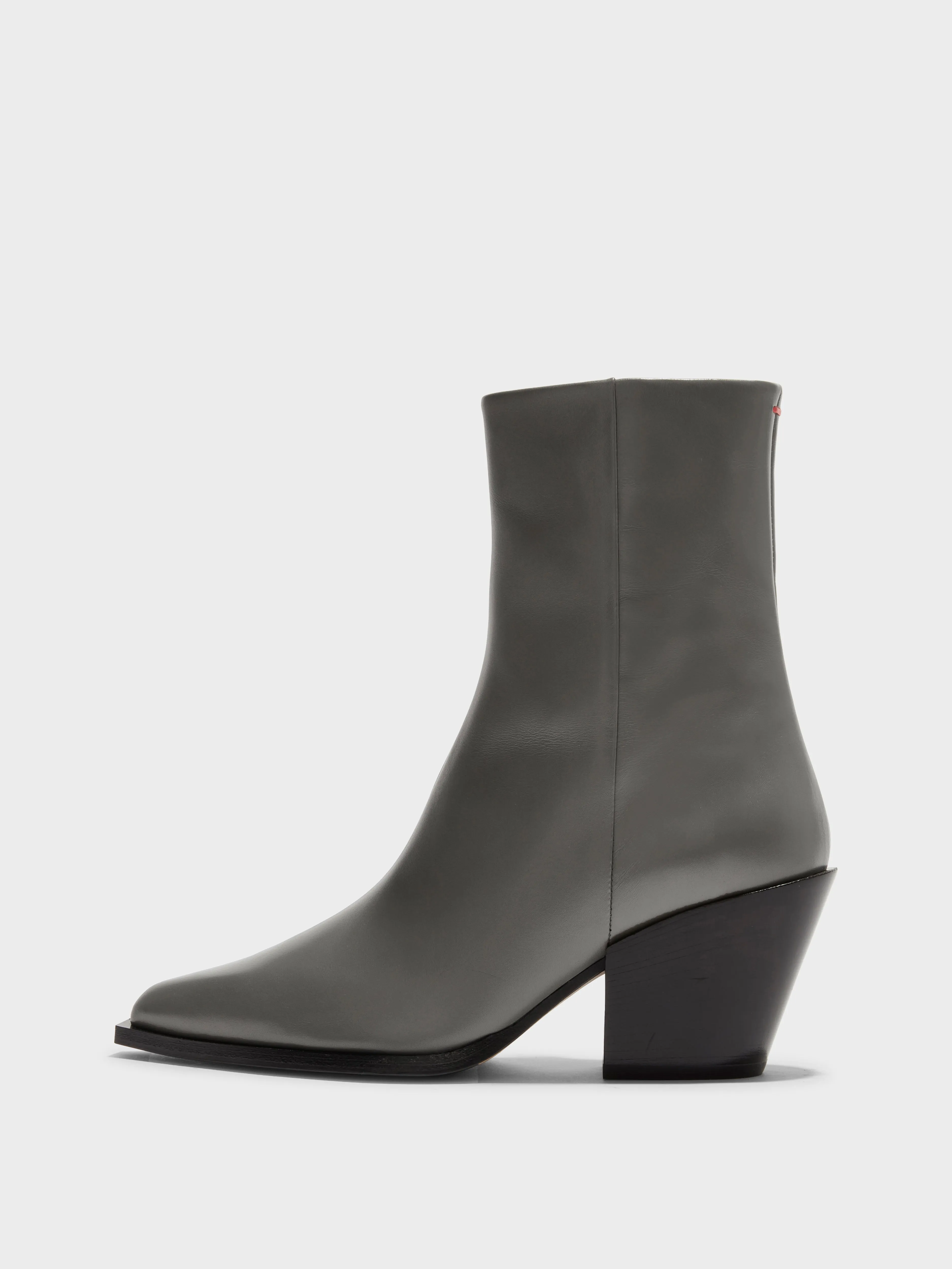 Kara Leather Cowboy Ankle Boots sold by Aeyde