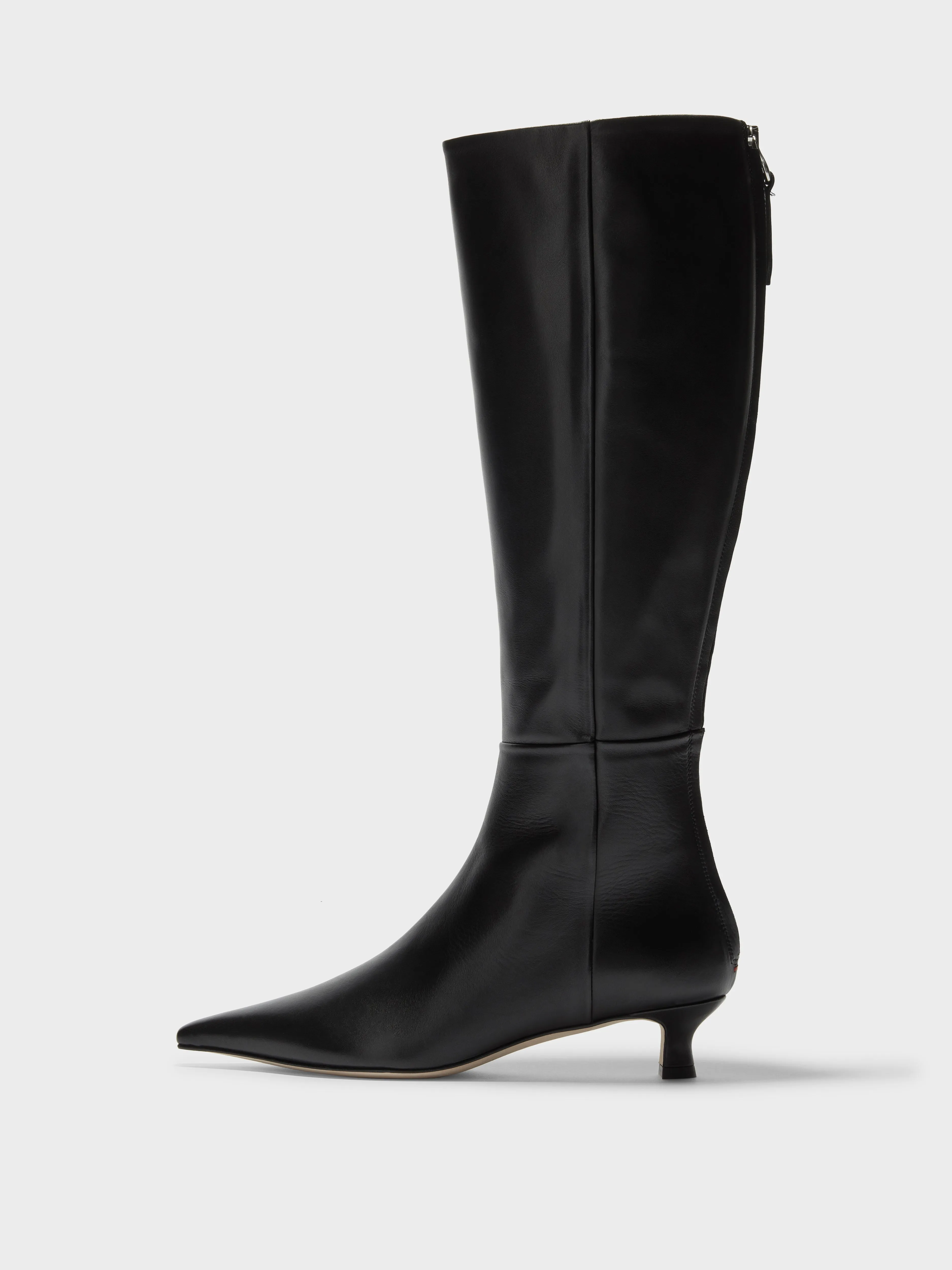 Zazie Leather Knee-High Boots sold by Aeyde