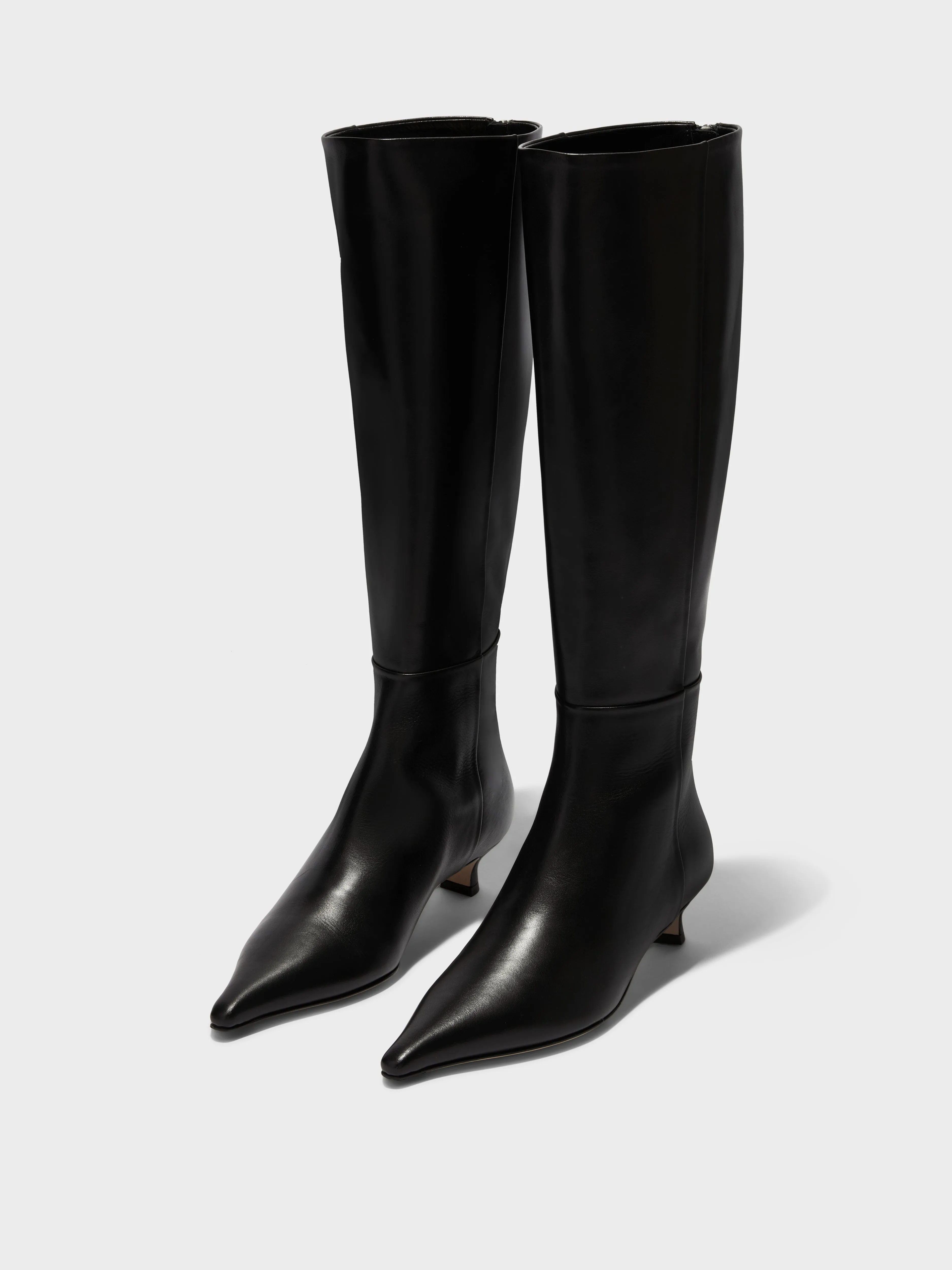 Zazie Leather Knee-High Boots sold by Aeyde product image thumbnail 2