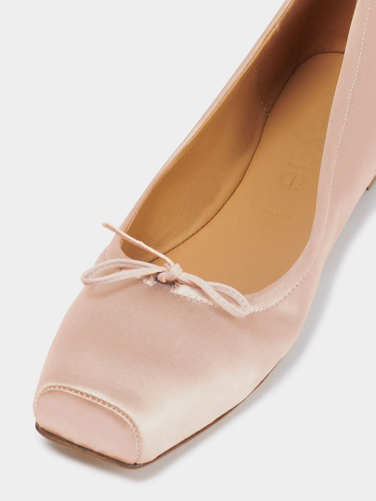 Gabriella Satin Ballet Flats sold by Aeyde product image thumbnail 3