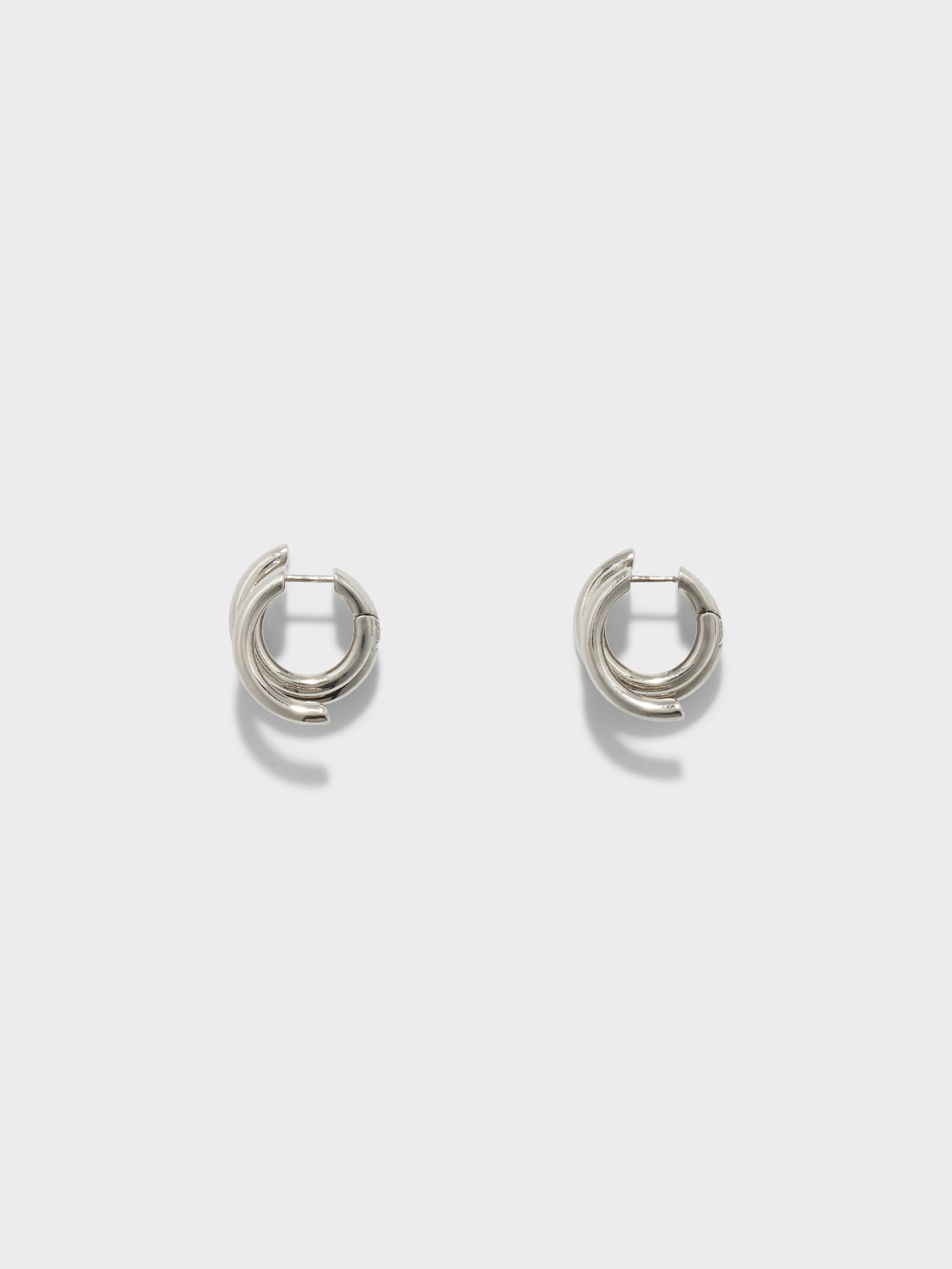 Dillon Palladium-Plated Hoop Earrings sold by Aeyde product image thumbnail 2