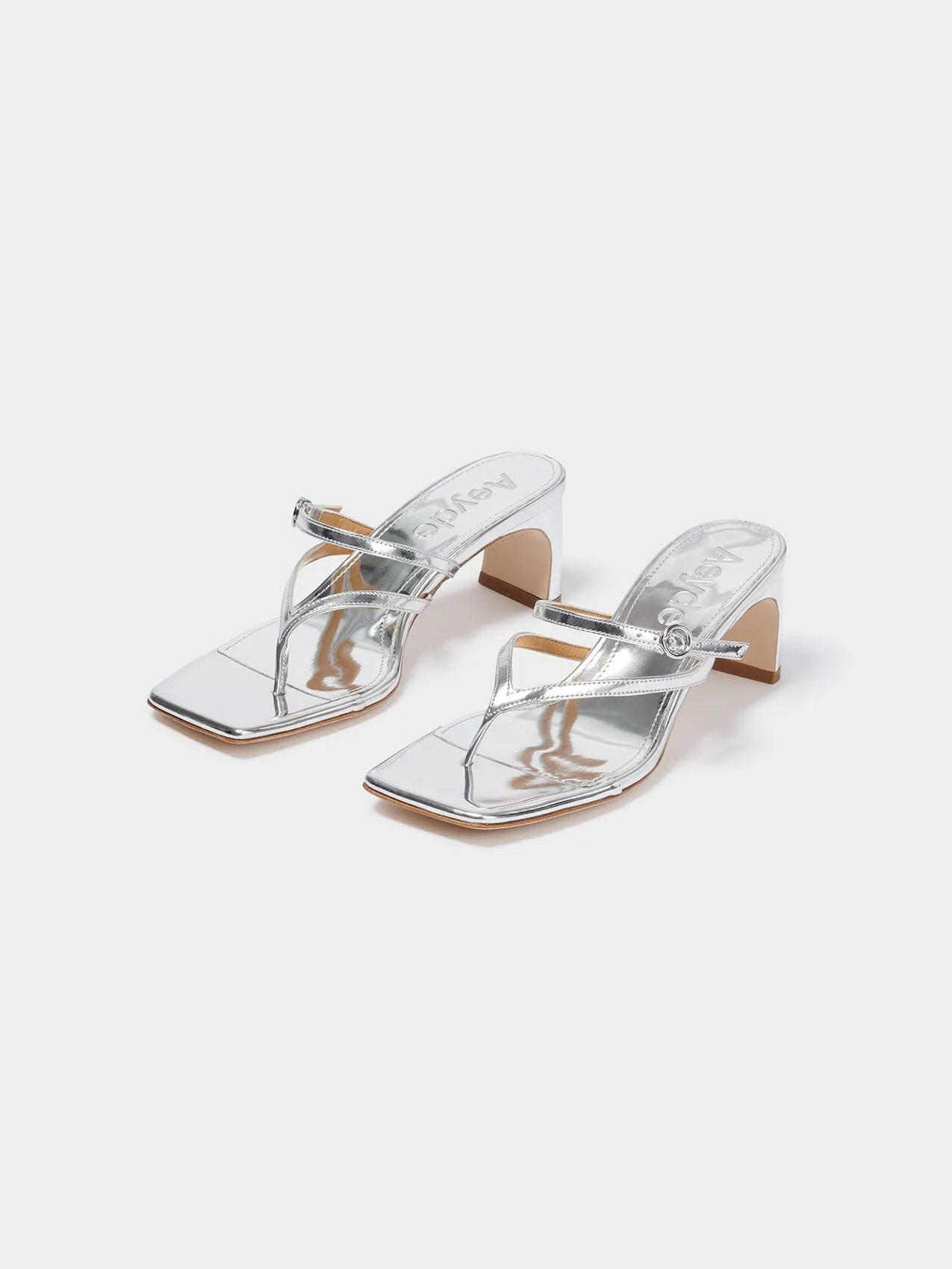 Giselle Leather Toe-Post Sandals sold by Aeyde product image thumbnail 2