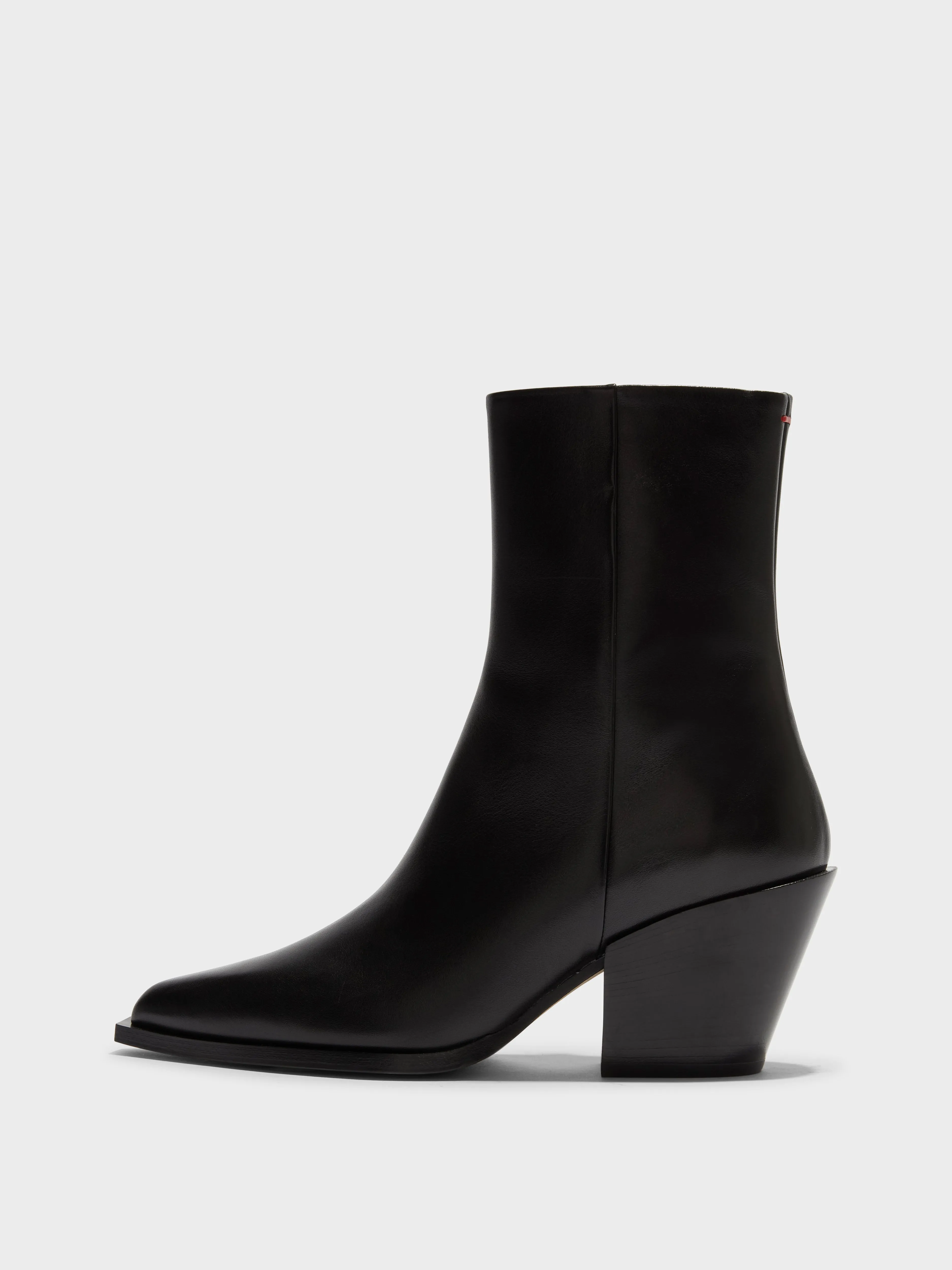 Kara Leather Cowboy Ankle Boots sold by Aeyde