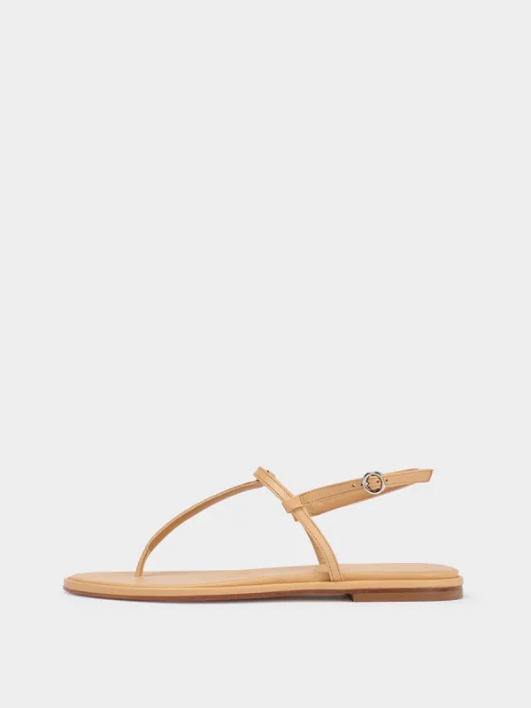 Nala Leather Toe-Post Sandals sold by Aeyde
