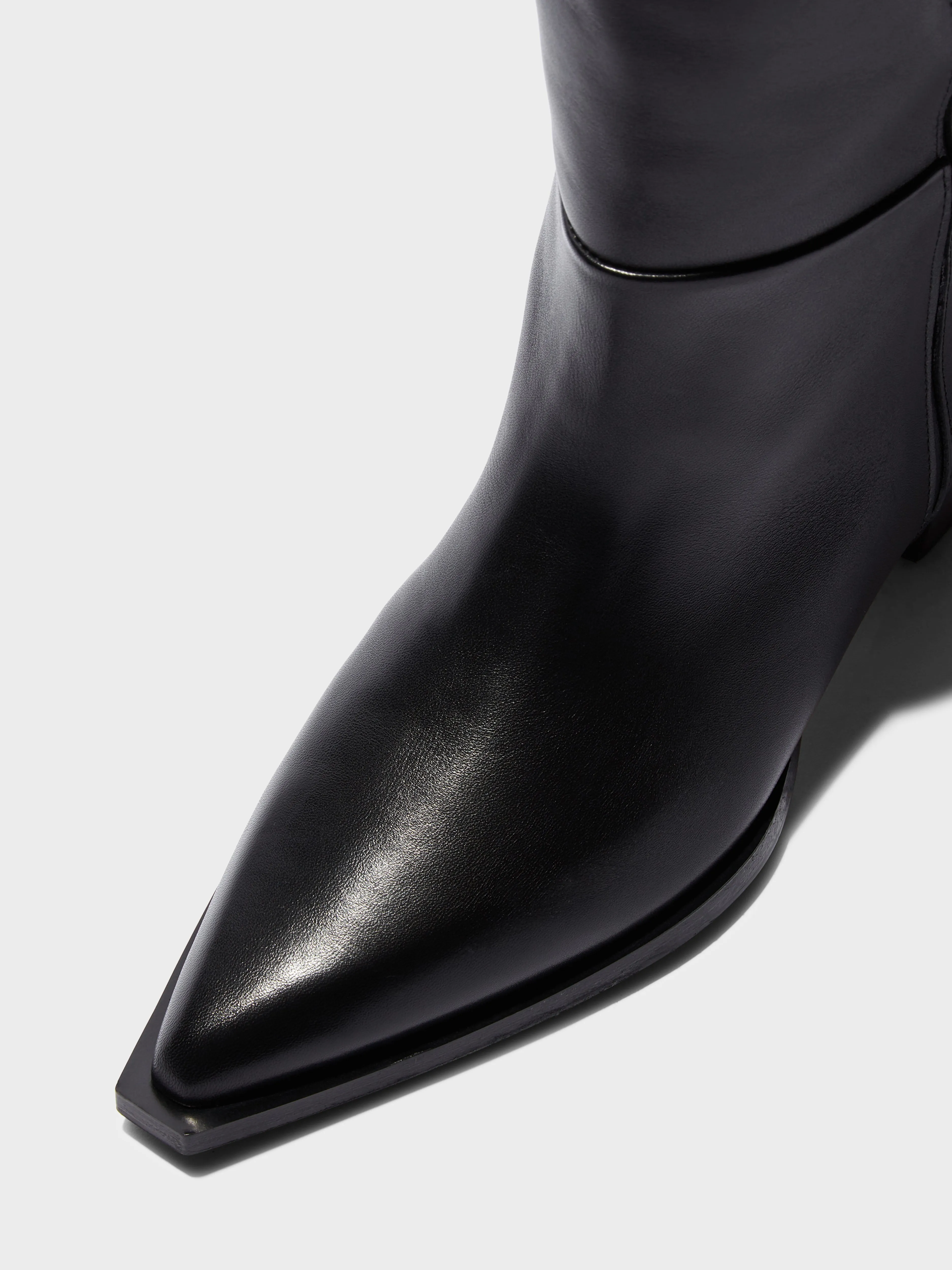 Arla Leather Cowboy Knee-High Boots sold by Aeyde product image thumbnail 3