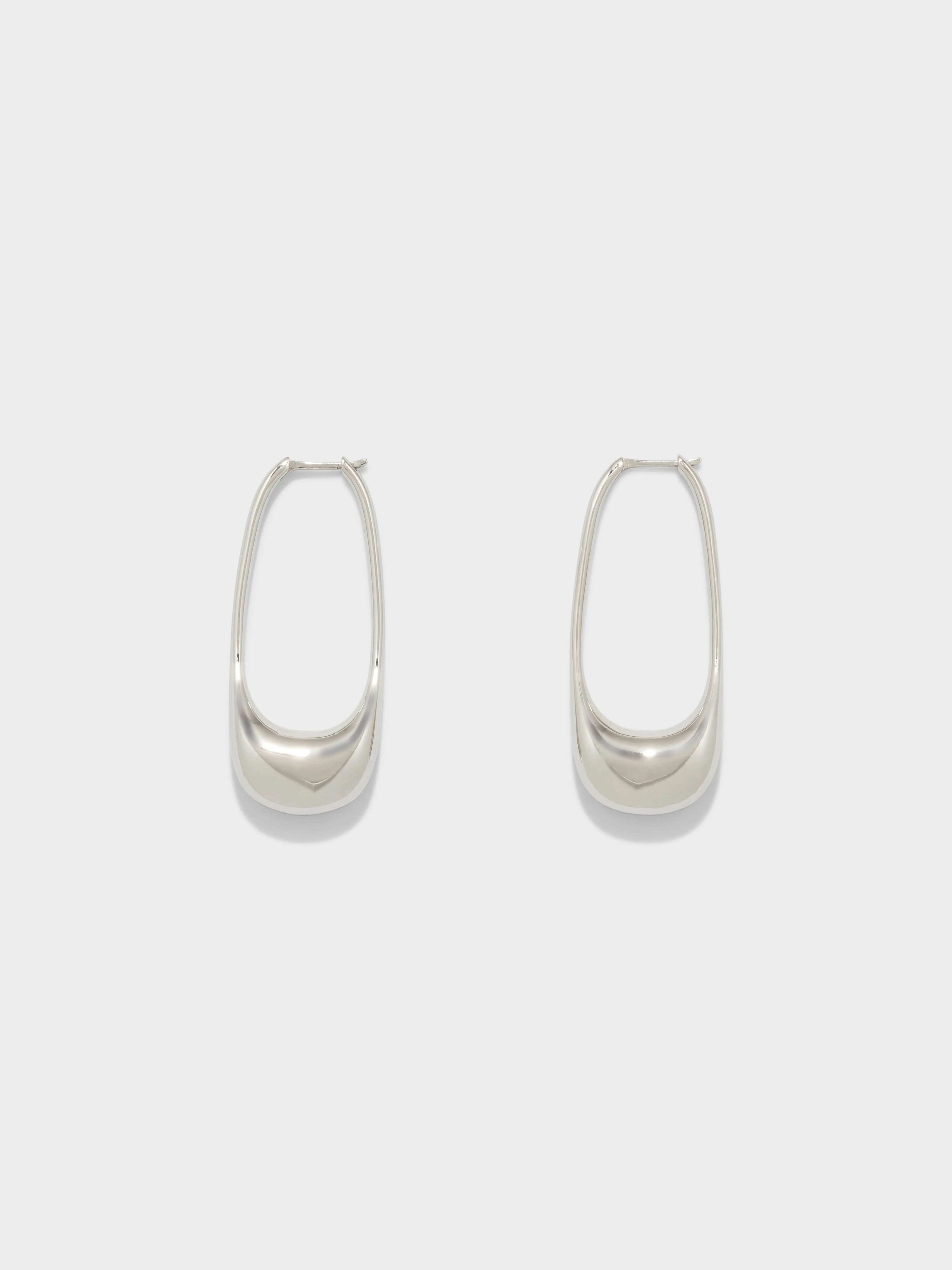 Eleanora Palladium-Plated Hoop Earrings sold by Aeyde