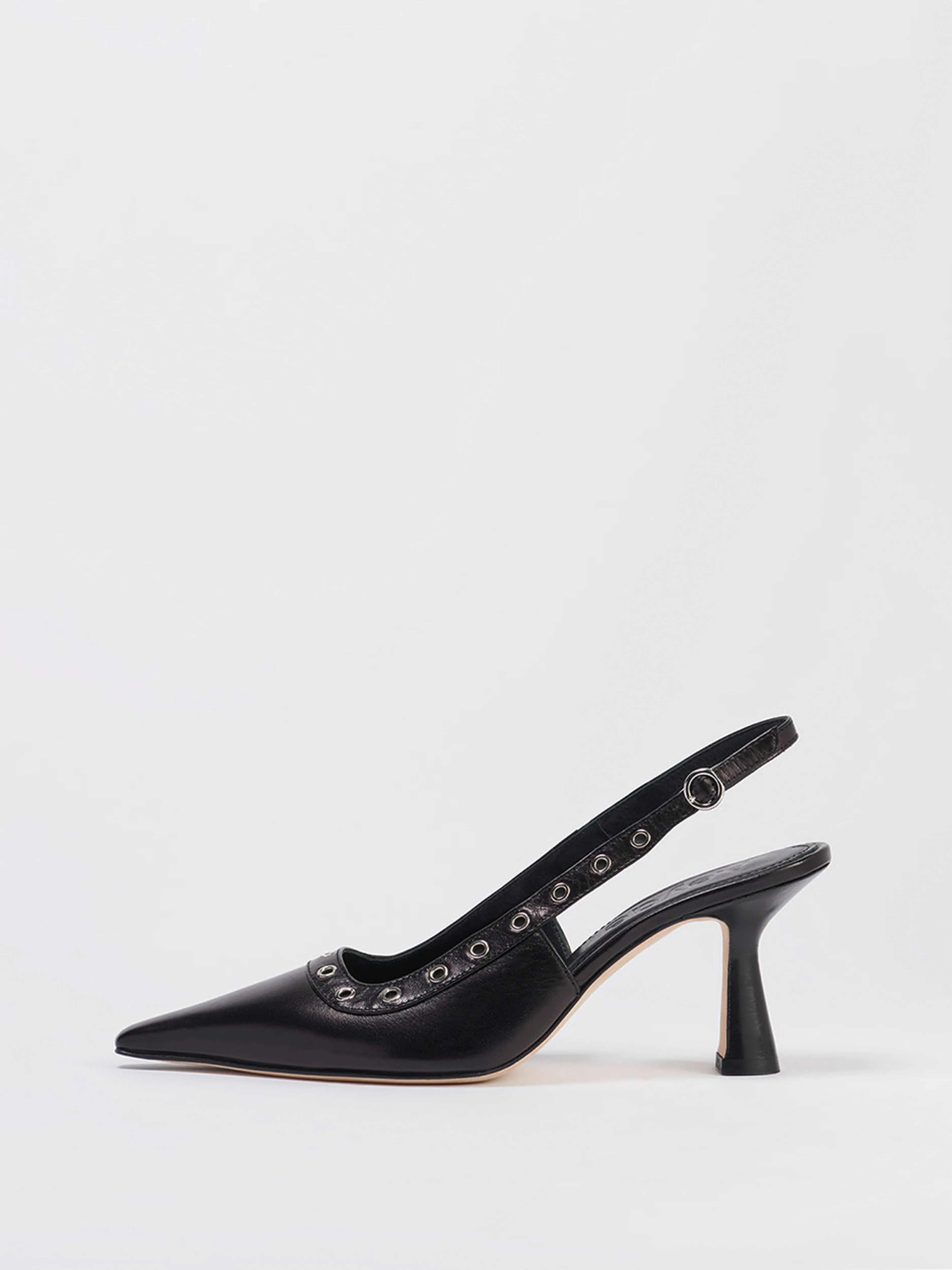 Isotta Leather Slingback Pumps sold by Aeyde