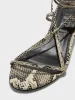 Paige Leather Kitten-Heel Sandals sold by Aeyde