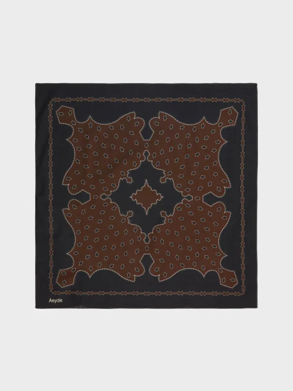 Dakota Printed Cotton Scarf sold by Aeyde