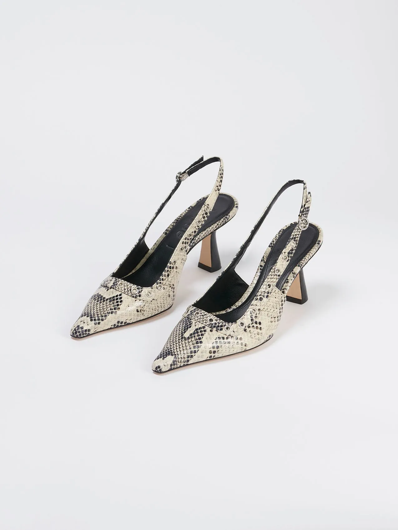 Isotta Leather Slingback Pumps sold by Aeyde product image thumbnail 2