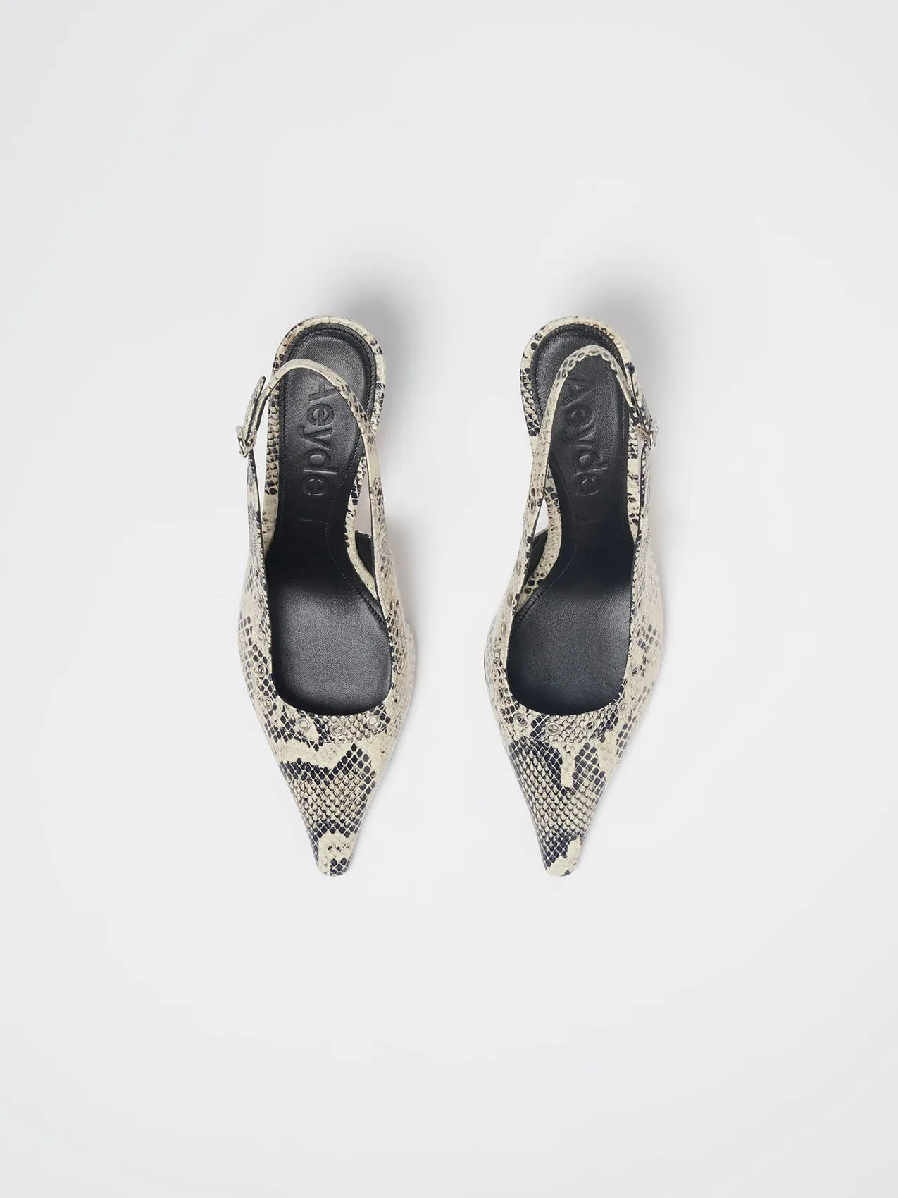 Isotta Leather Slingback Pumps sold by Aeyde product image thumbnail 4