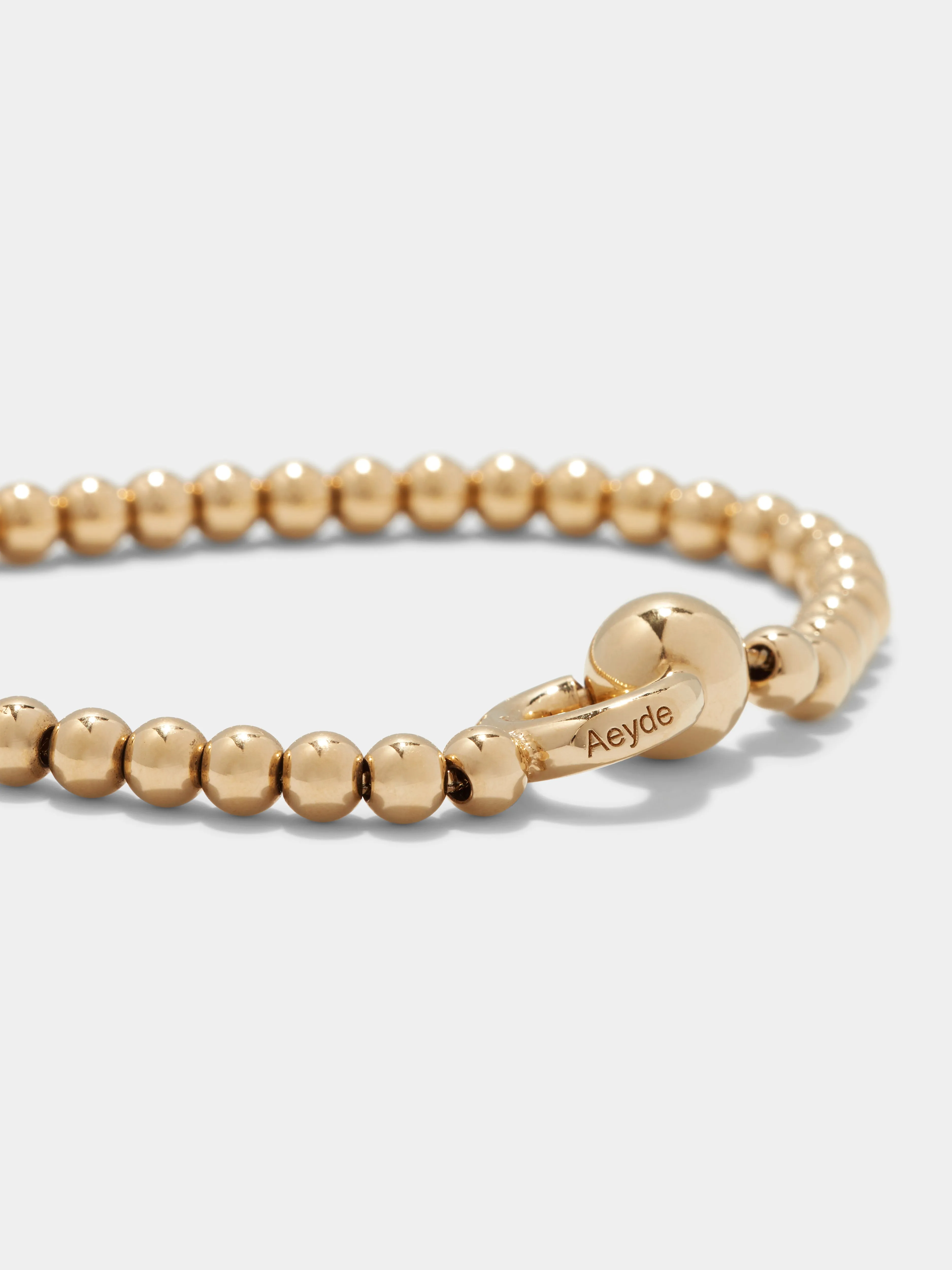 Sasha Ball Chain 18kt Gold-Plated Bracelet sold by Aeyde product image thumbnail 3