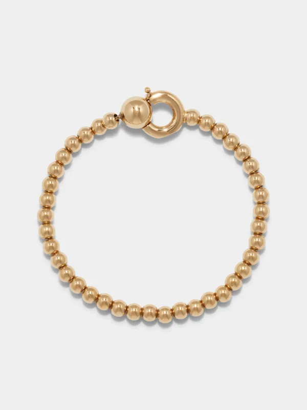Sasha Ball Chain 18kt Gold-Plated Bracelet made by Aeyde