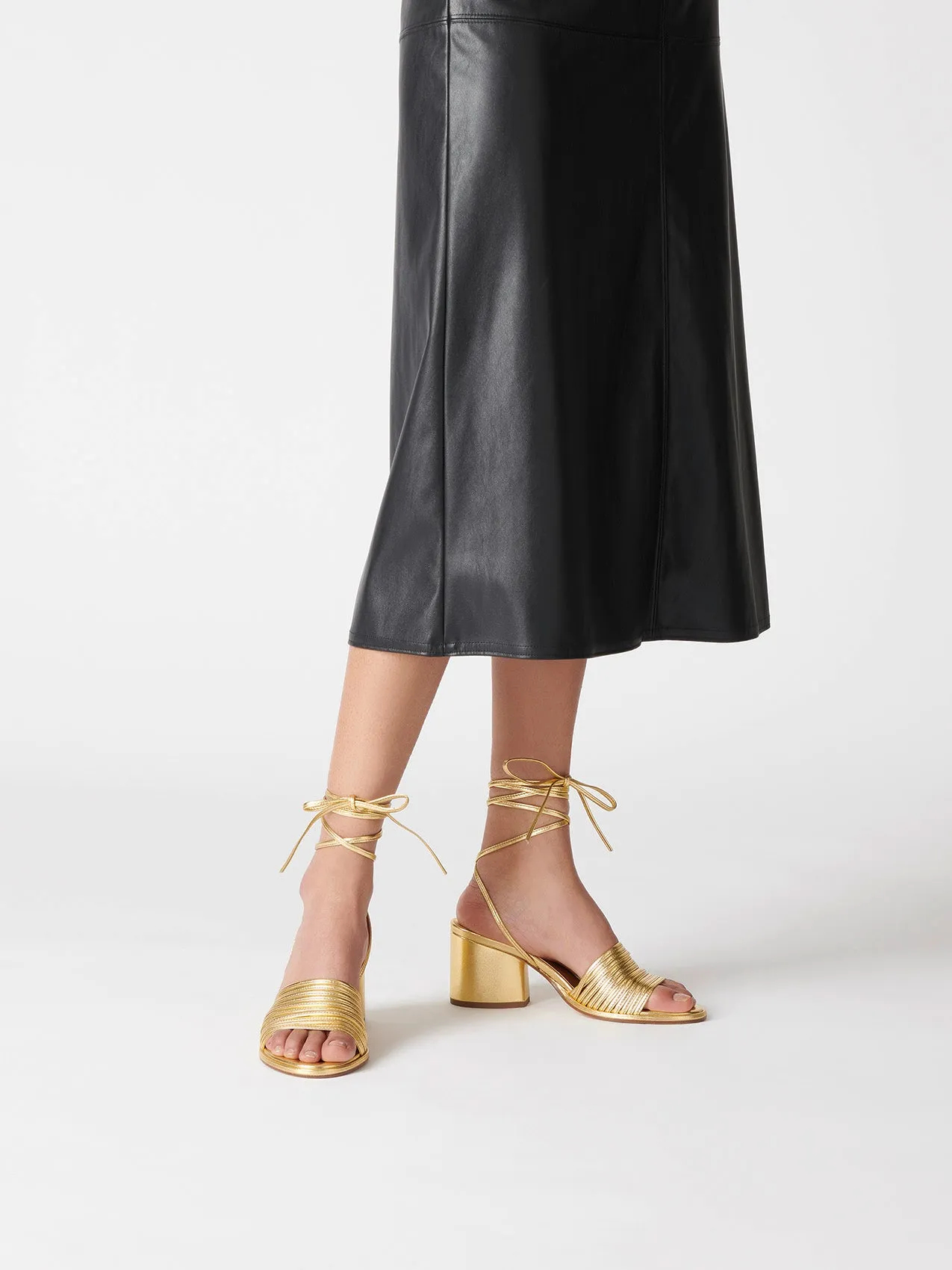 Natania Leather Lace-Up Sandals sold by Aeyde product image thumbnail 5