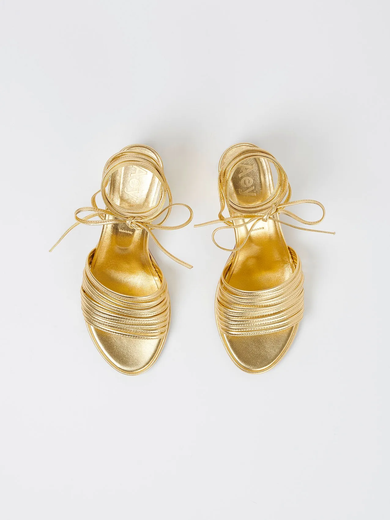 Natania Leather Lace-Up Sandals sold by Aeyde product image thumbnail 4