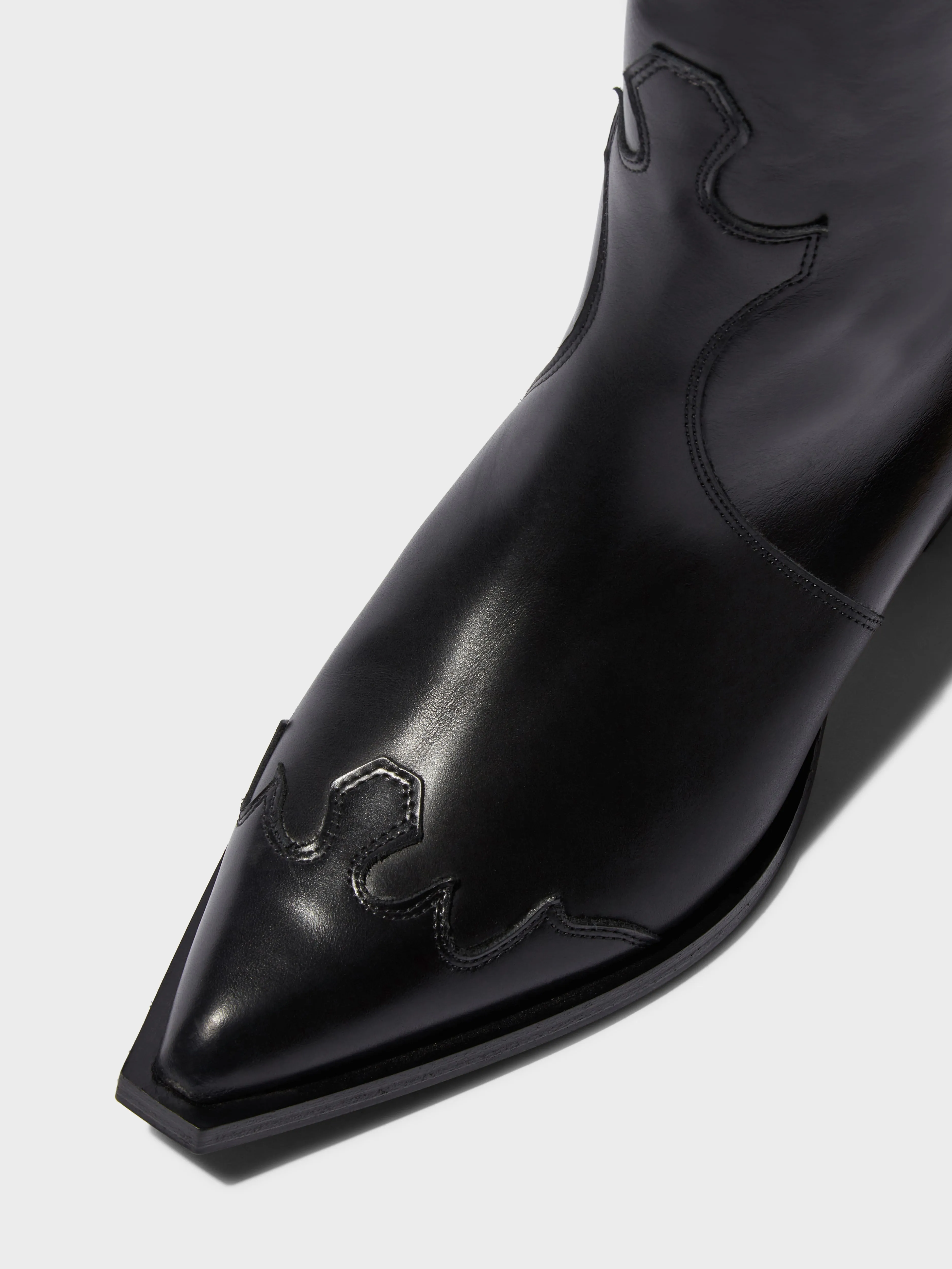 Aruna Leather Knee-High Cowboy Boots sold by Aeyde product image thumbnail 3