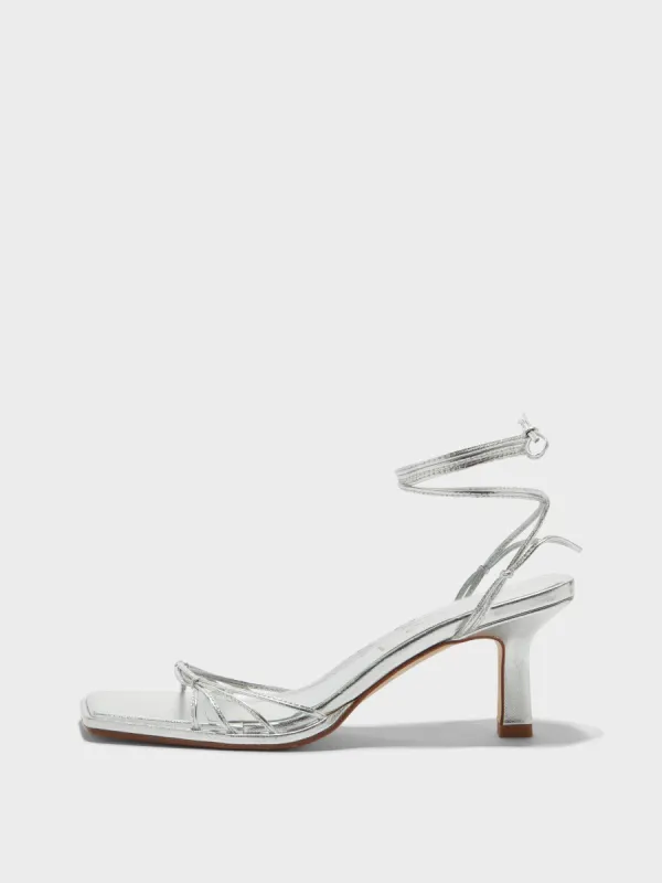 Roda Leather Lace-Up Sandals sold by Aeyde