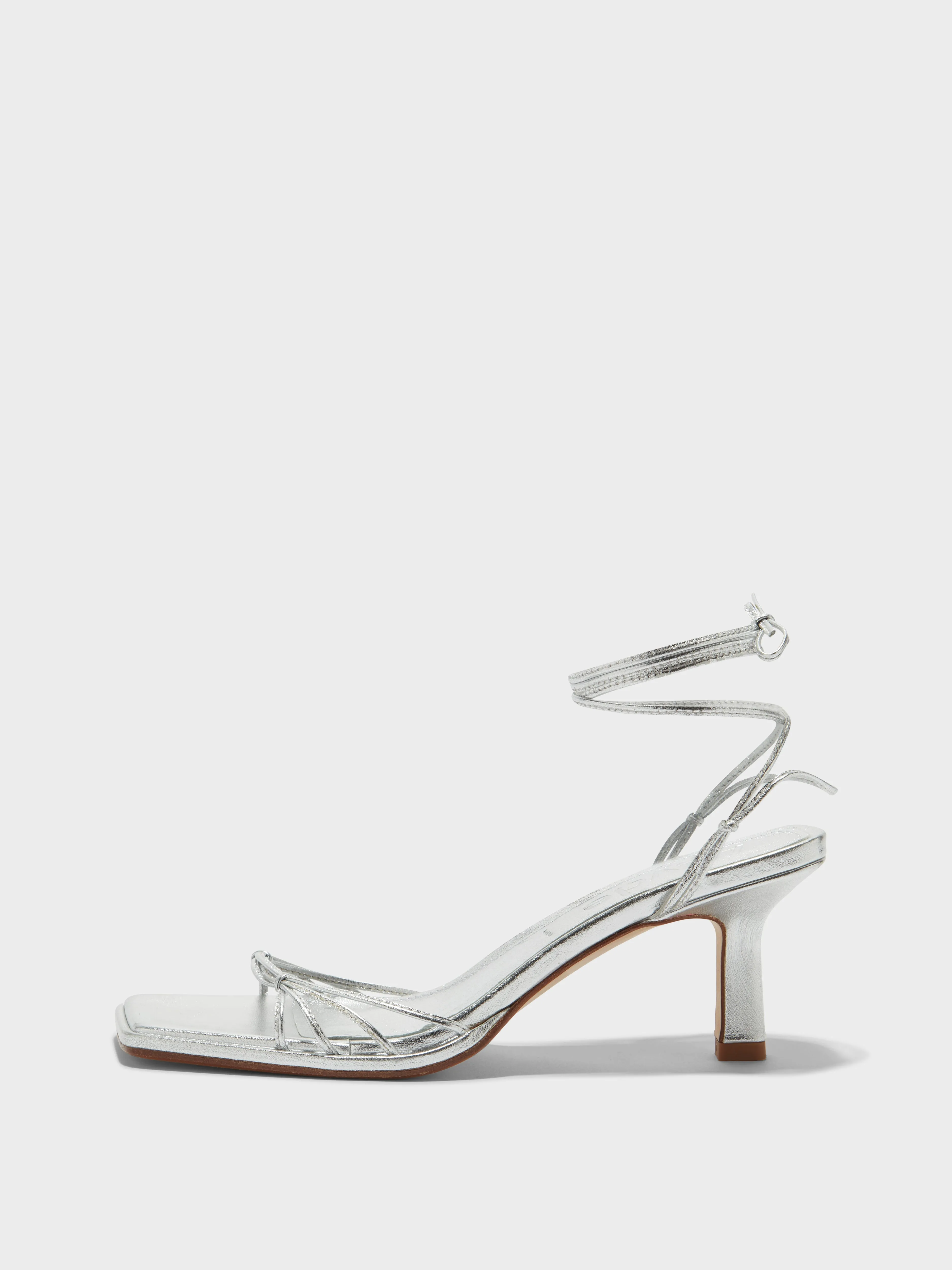 Roda Leather Lace-Up Sandals sold by Aeyde