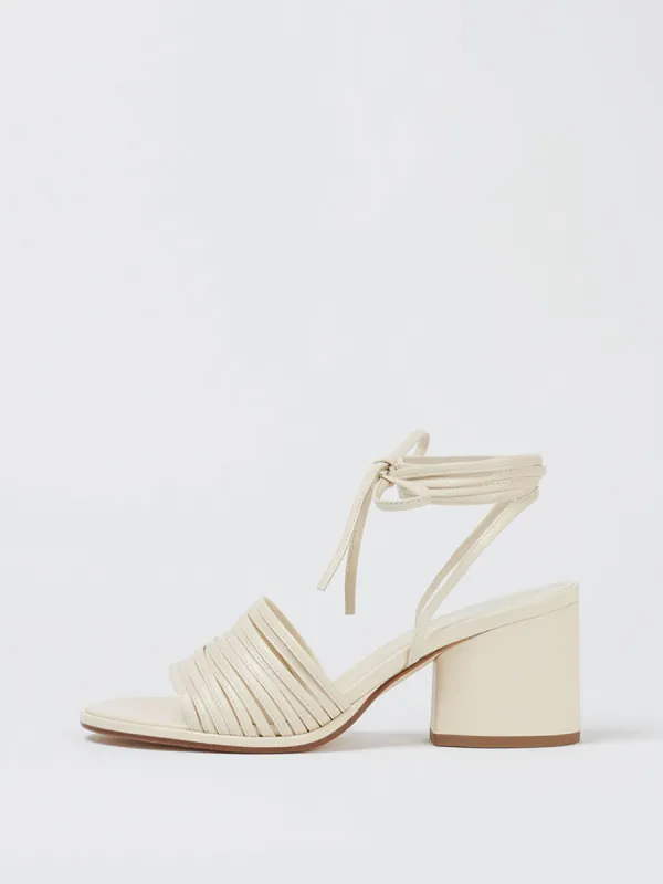 Natania Leather Lace-Up Sandals sold by Aeyde