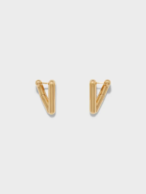 Valo 18kt Gold-Plated Earrings made by Aeyde