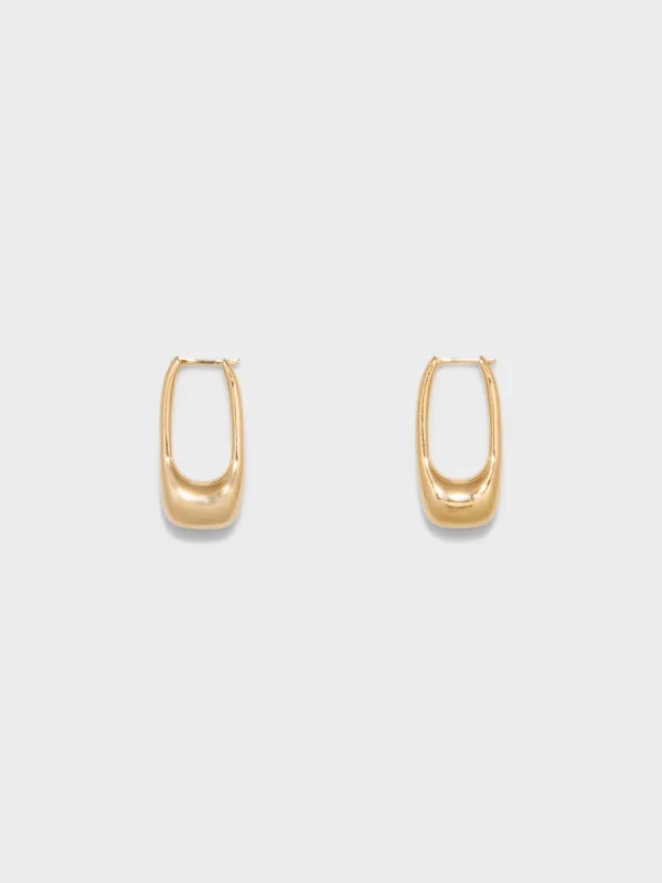 Ellis 18kt Gold-Plated Hoop Earrings sold by Aeyde