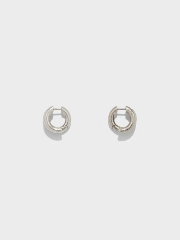 Clyde Palladium-Plated Hoop Earrings made by Aeyde
