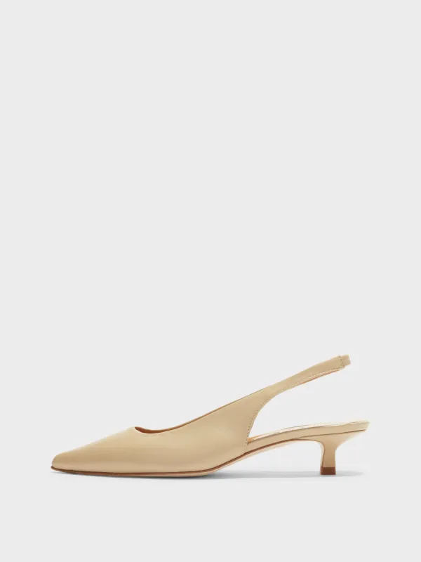 Valerie Leather Slingback Pumps sold by Aeyde