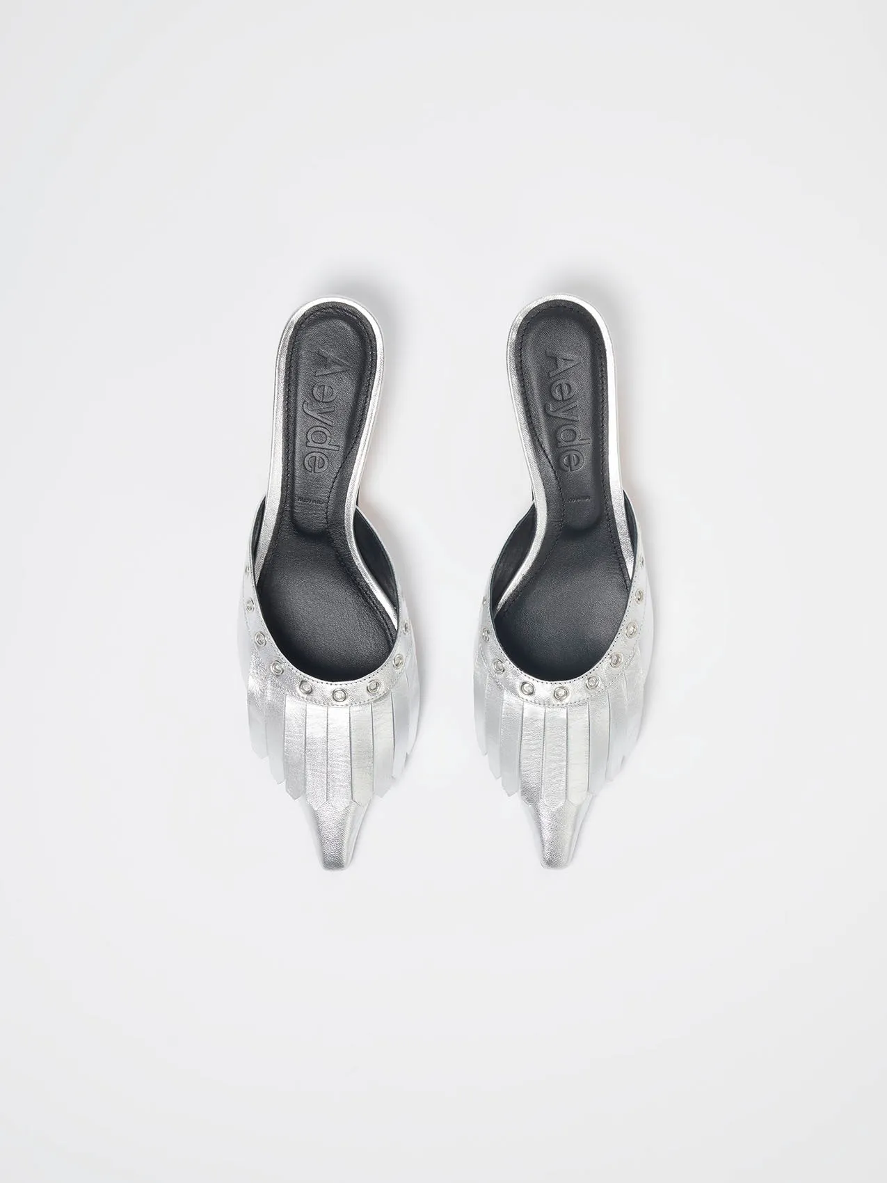 Tania Silver Nappa sold by Aeyde product image thumbnail 4