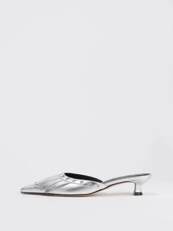 Tania Silver Nappa sold by Aeyde