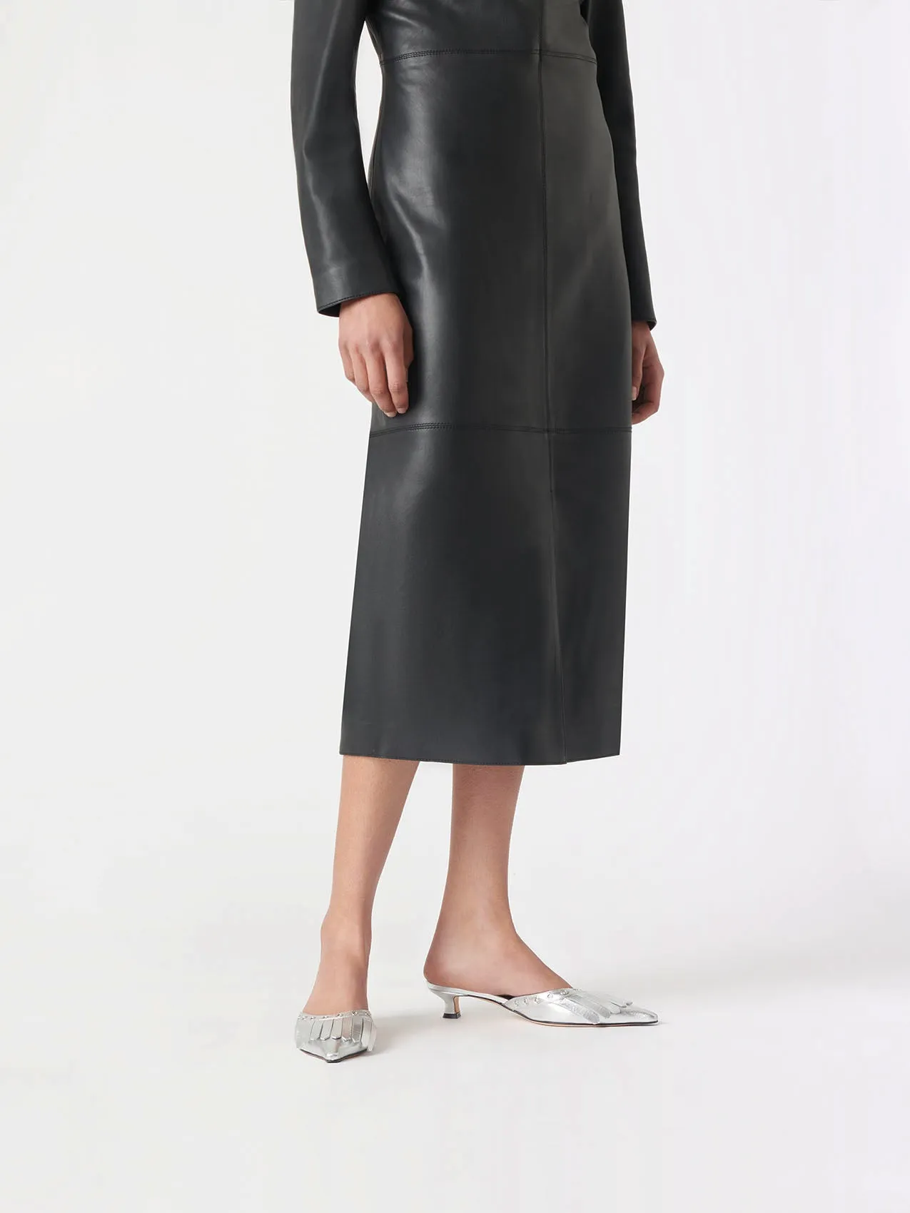 Tania Silver Nappa sold by Aeyde product image thumbnail 5