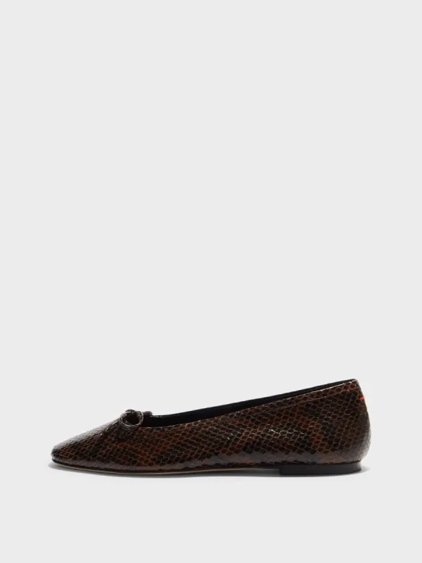 Delfina Leather Ballet Flats sold by Aeyde