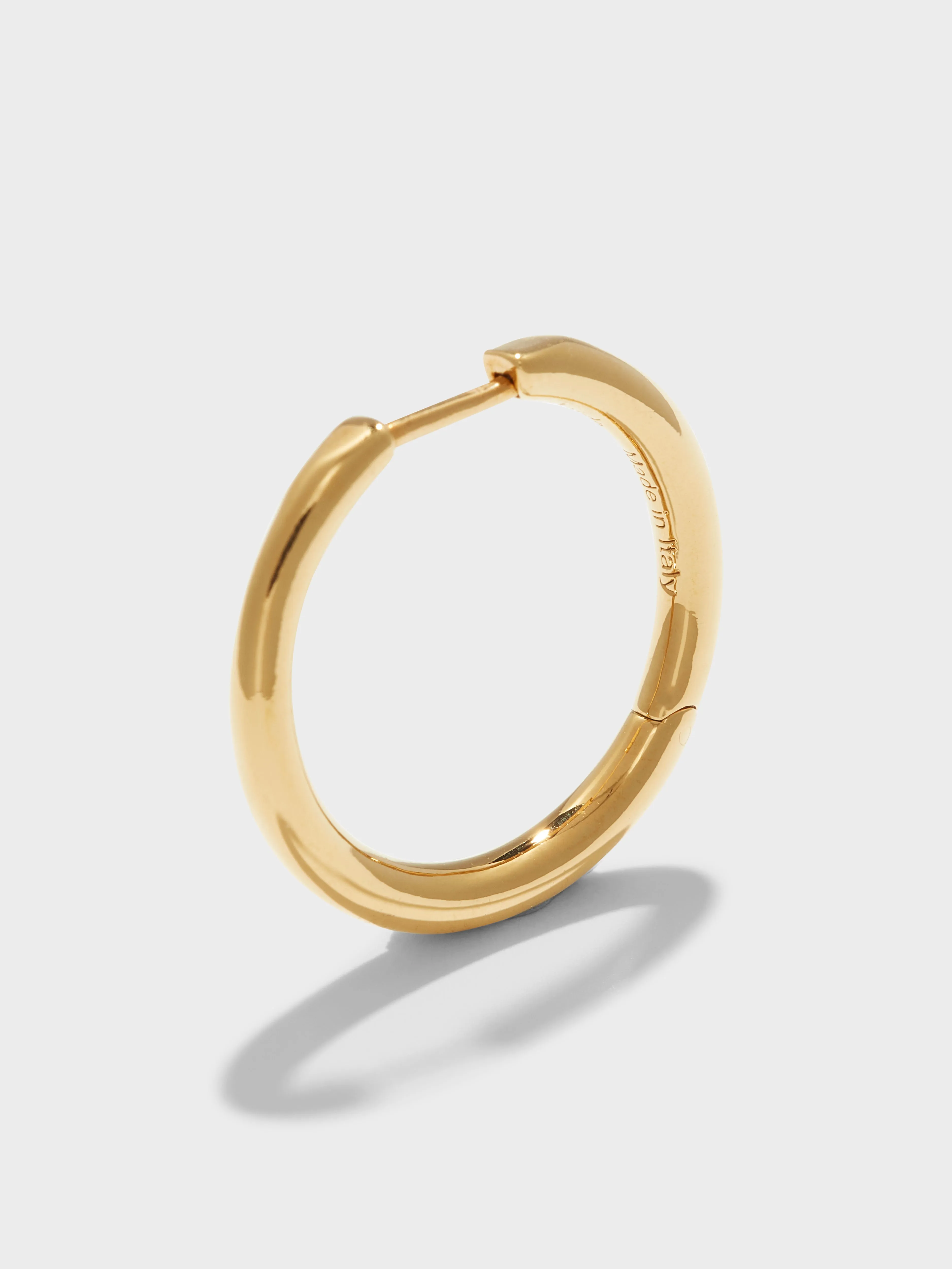 Elona Medium 18kt Gold-Plated Hoop Earrings sold by Aeyde product image thumbnail 3