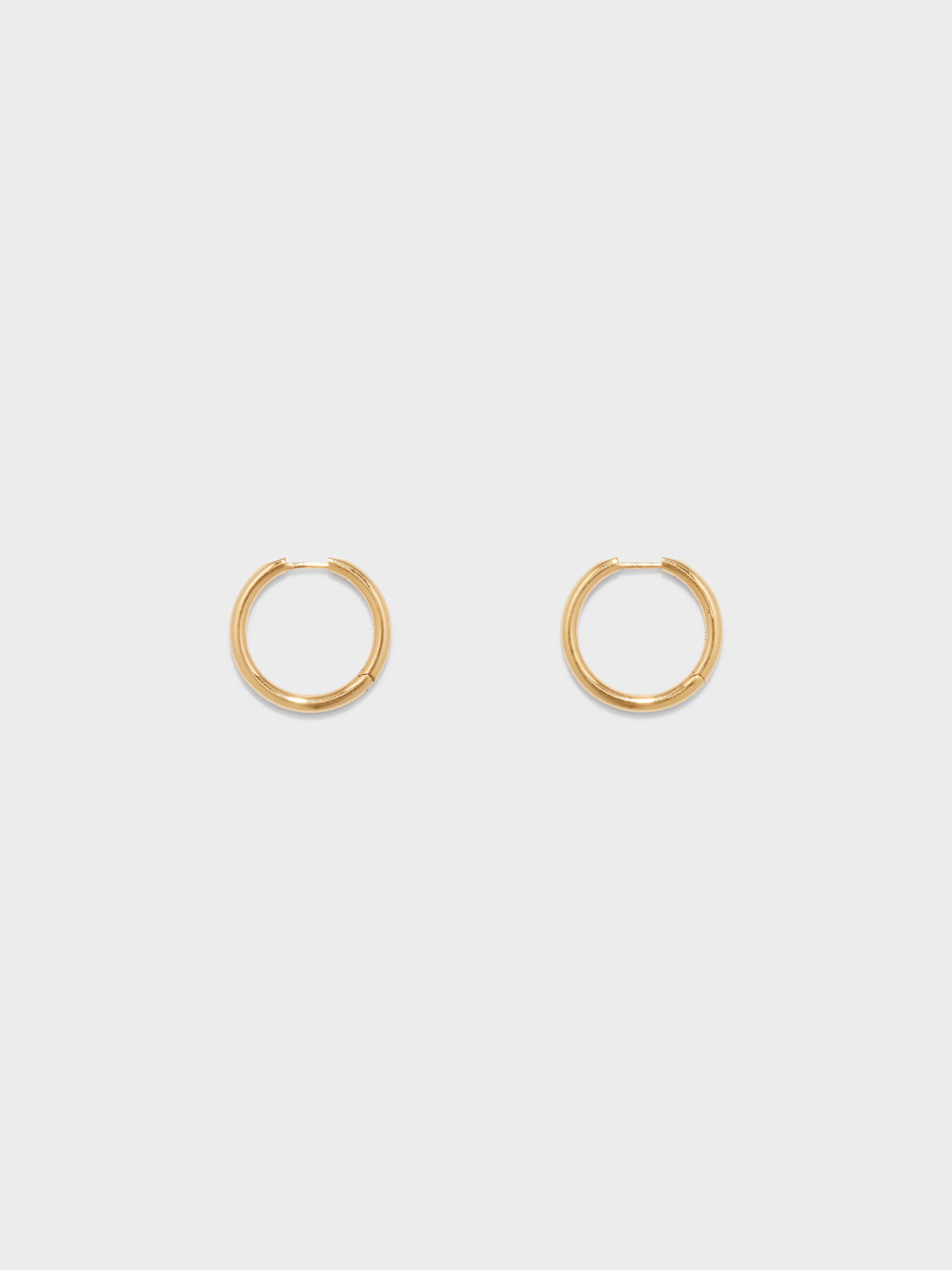 Elona Medium 18kt Gold-Plated Hoop Earrings sold by Aeyde product image thumbnail 2