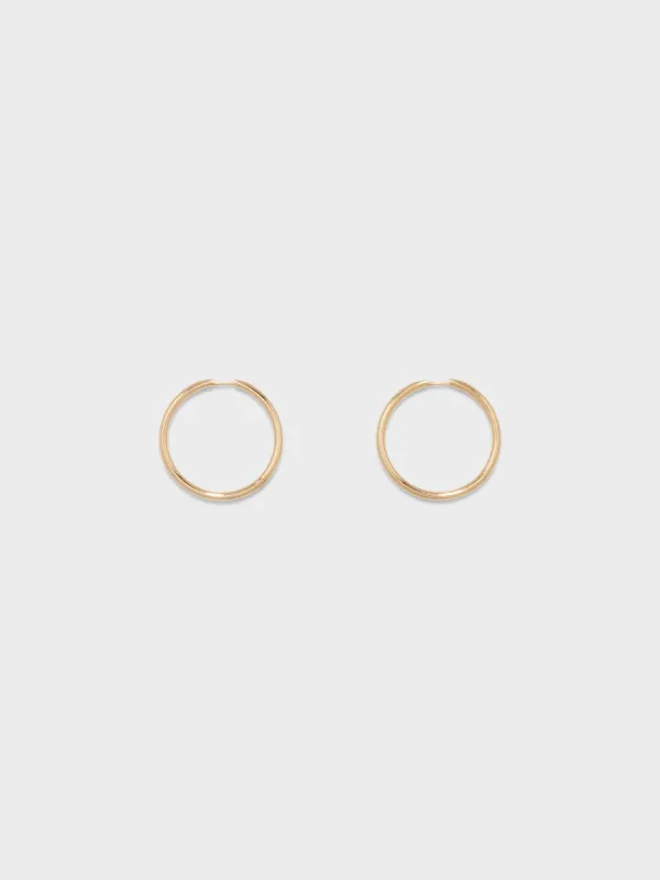 Elona Large 18kt Gold-Plated Hoop Earrings sold by Aeyde