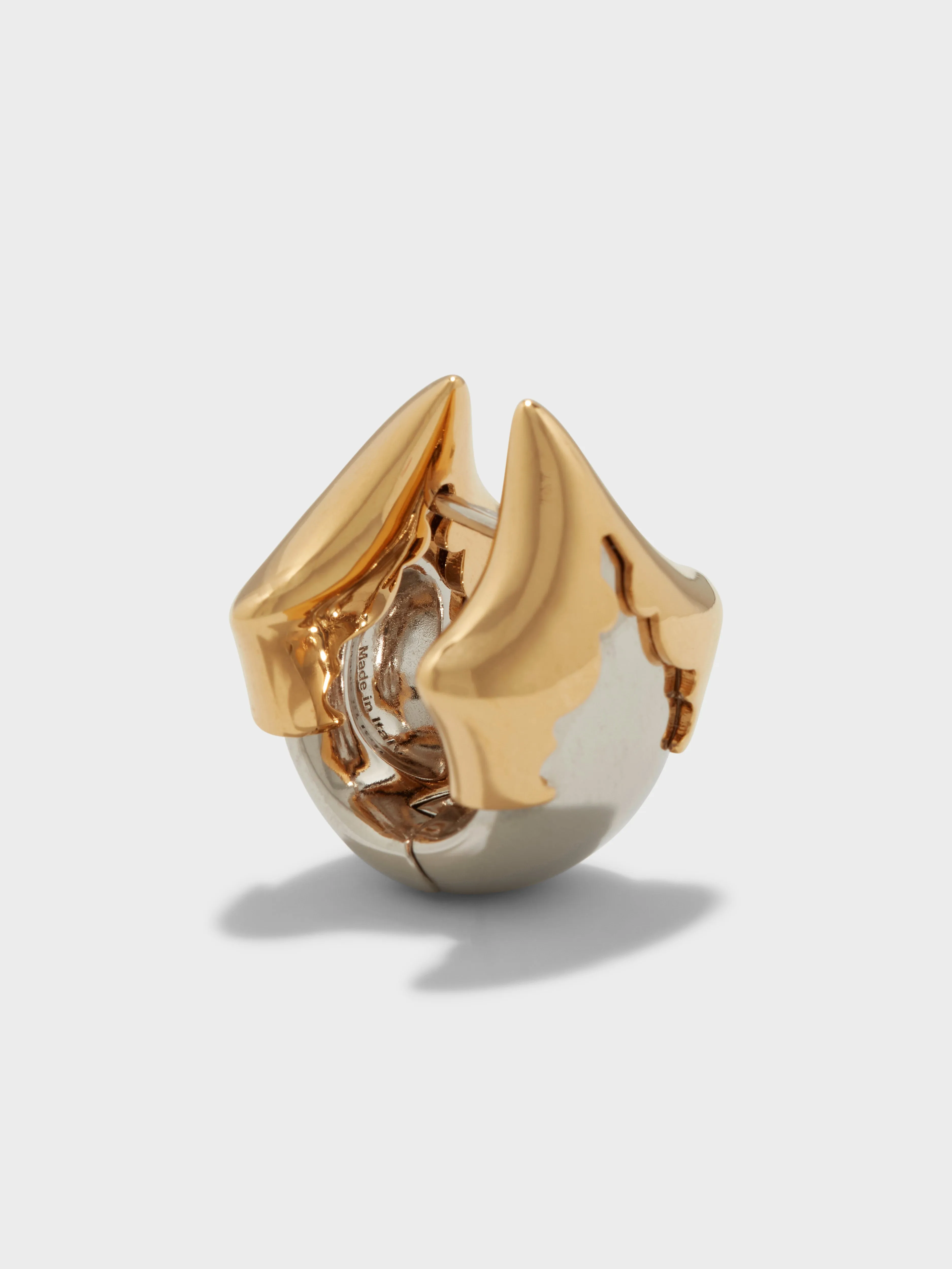 August Palladium and 18kt Gold-Plated Earrings sold by Aeyde product image thumbnail 3