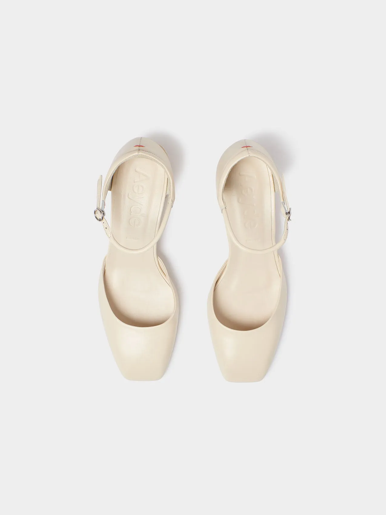 Magda Leather Mary-Jane Pumps sold by Aeyde product image thumbnail 4