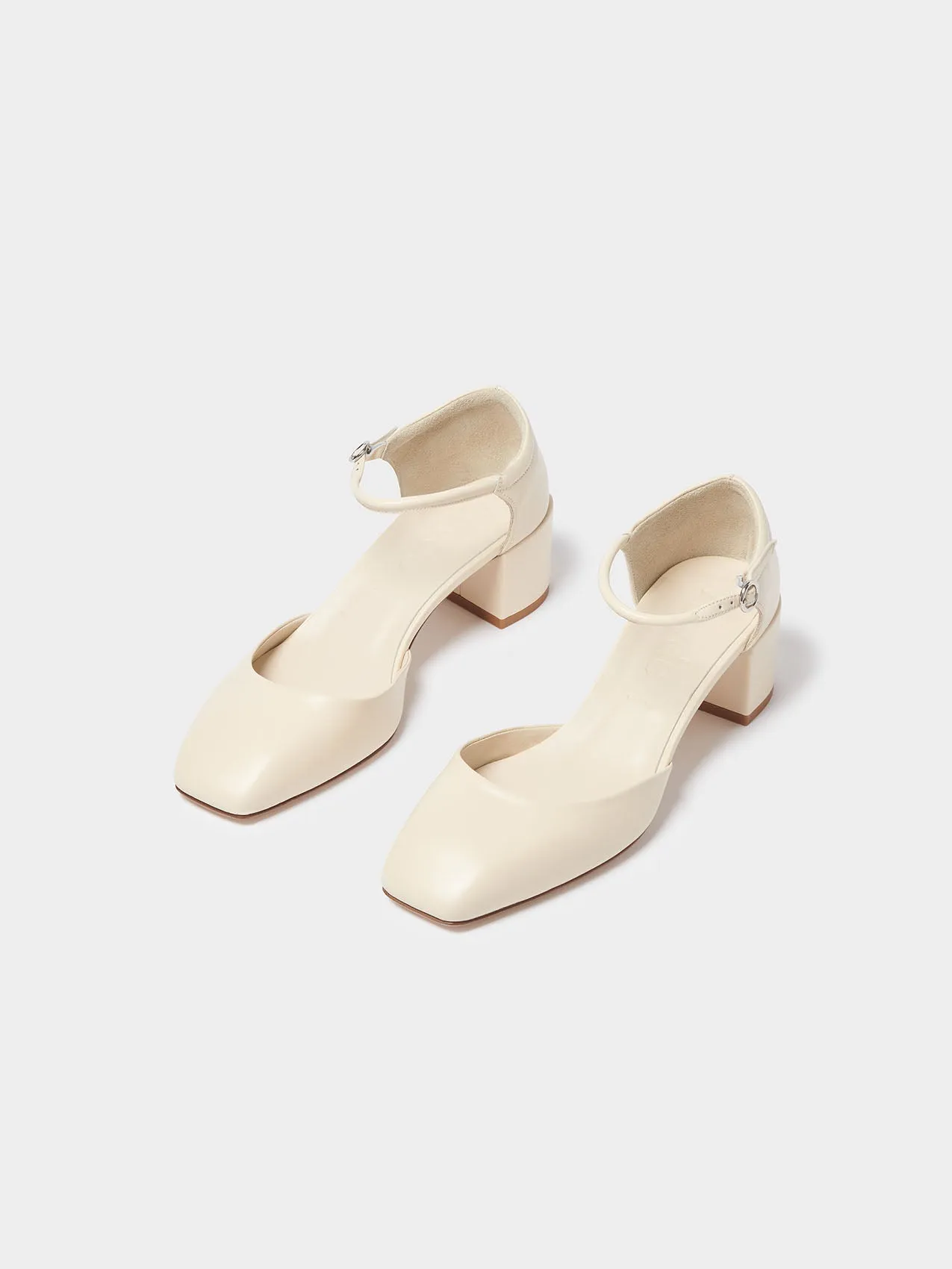 Magda Leather Mary-Jane Pumps sold by Aeyde product image thumbnail 2