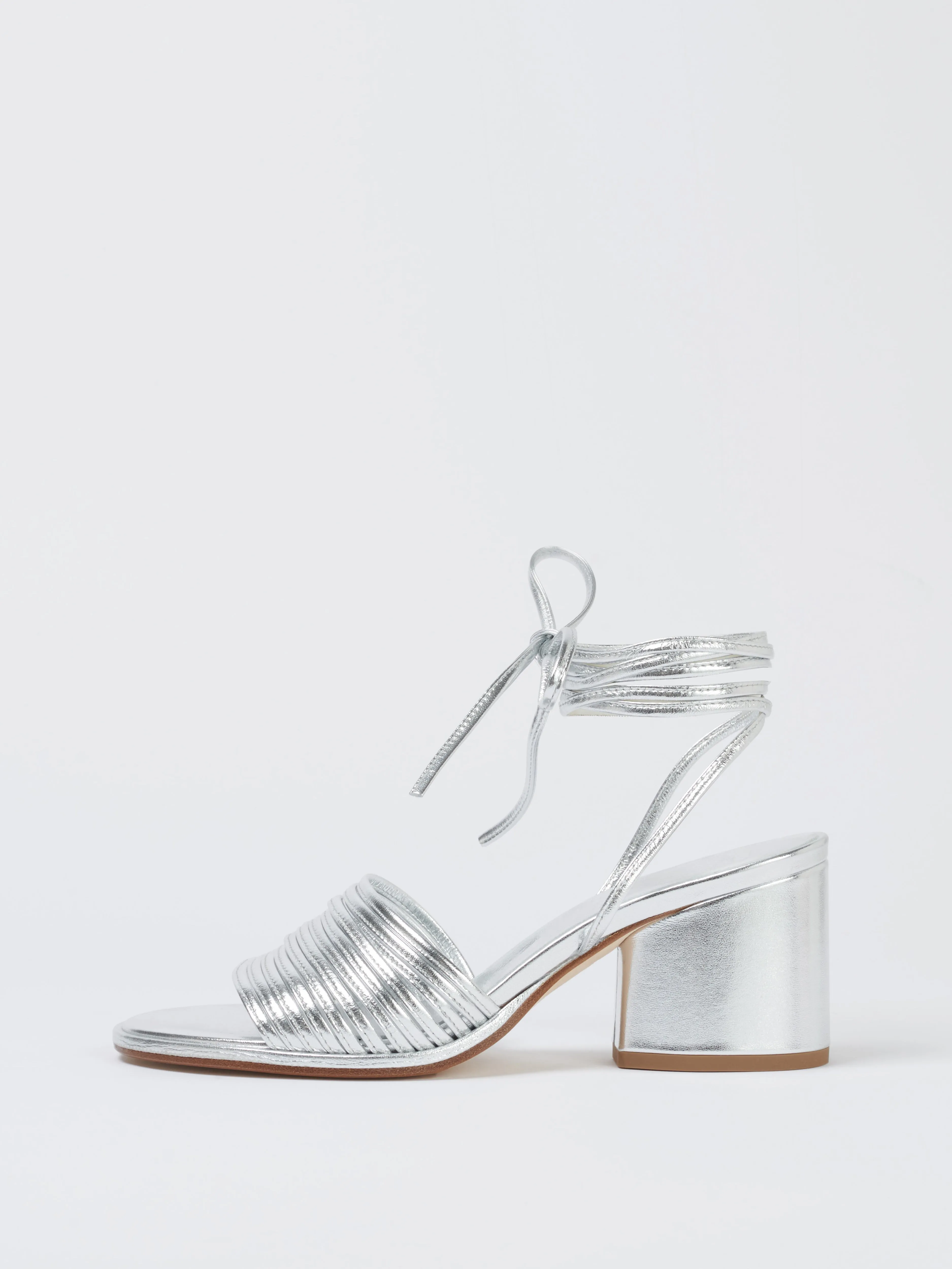 Natania Leather Lace-Up Sandals sold by Aeyde