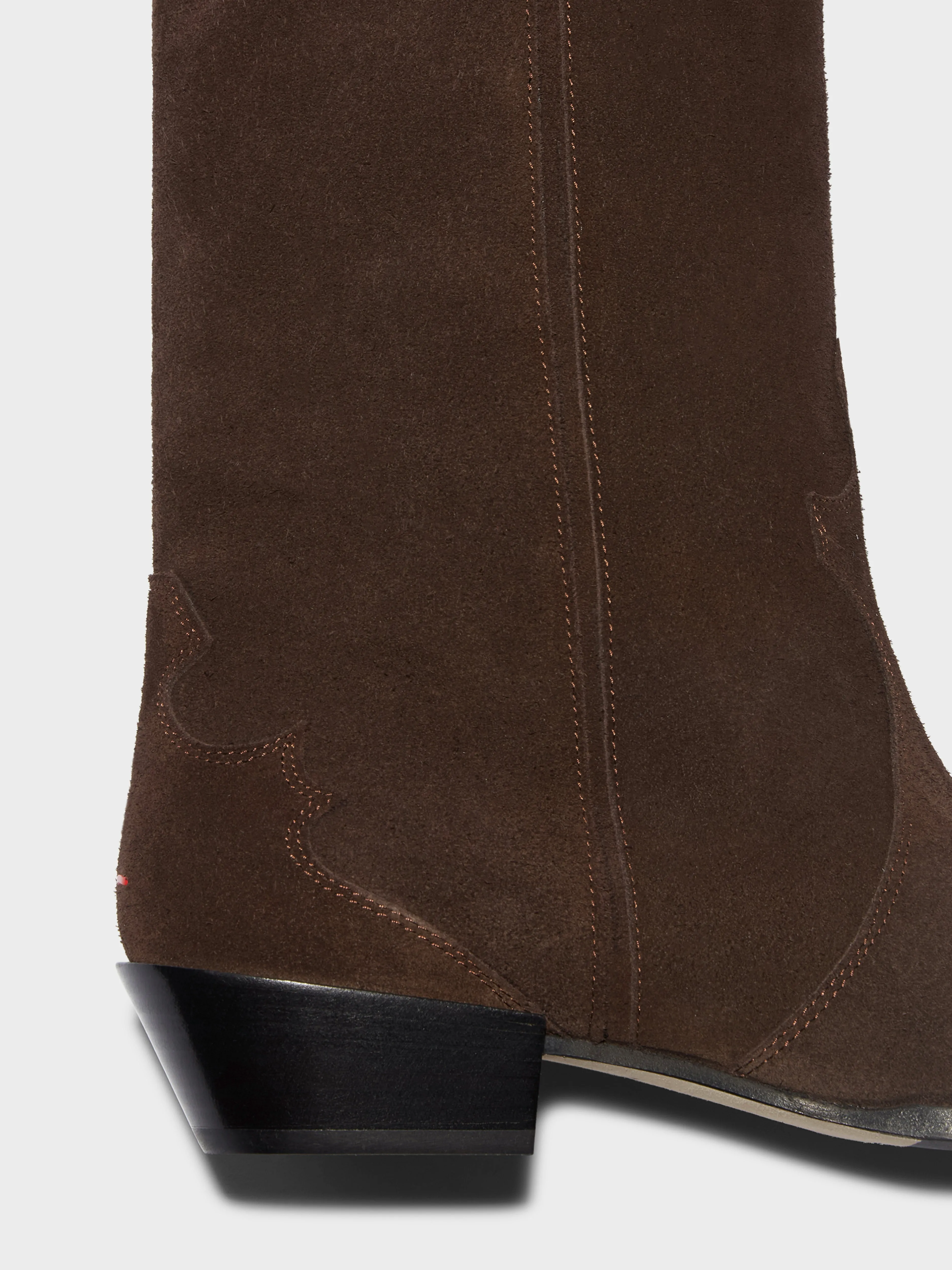 Aruna Suede Cowboy Knee-High Boots sold by Aeyde product image thumbnail 4