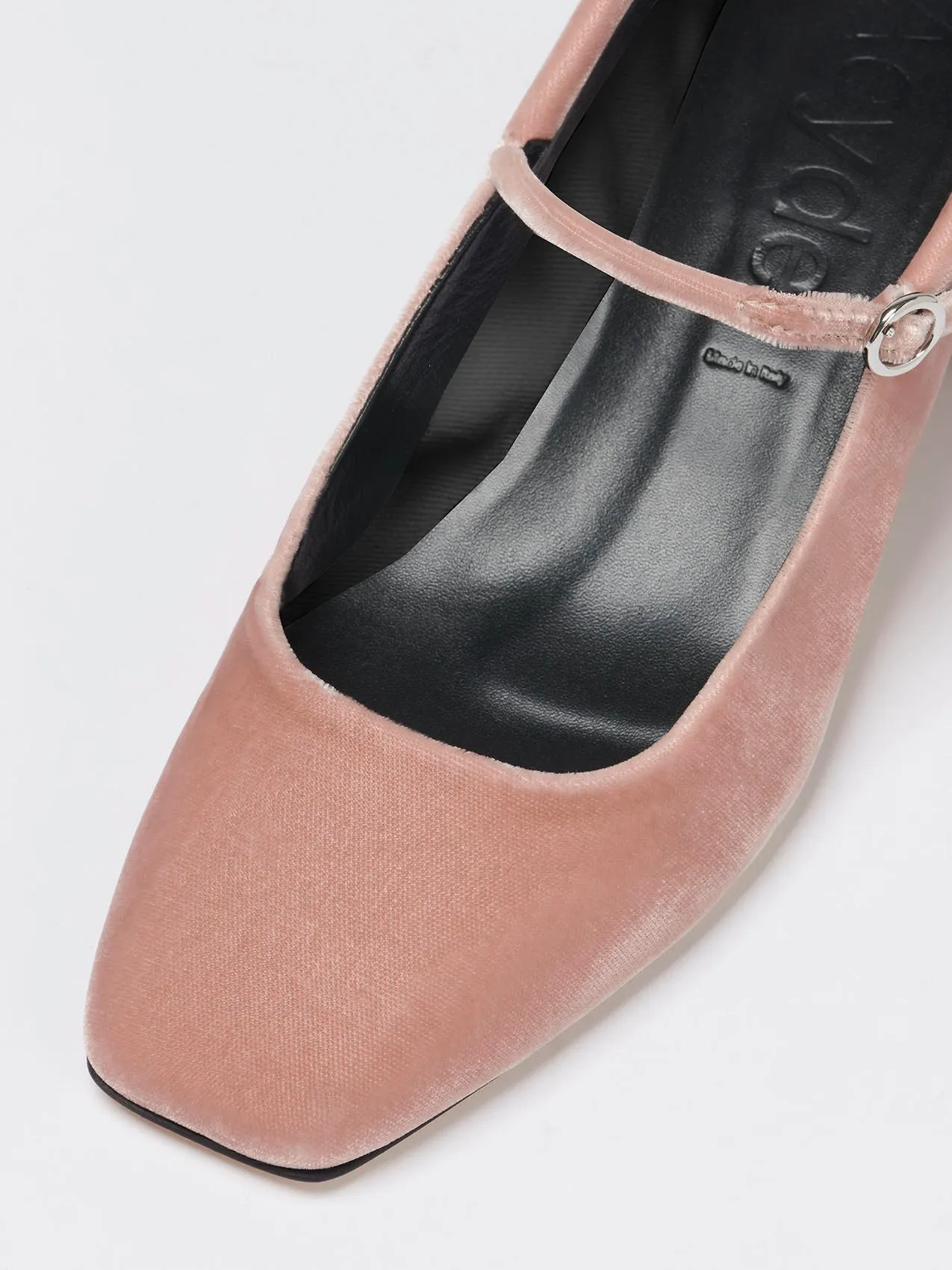 Aline Velvet Mary-Jane Pumps sold by Aeyde product image thumbnail 3