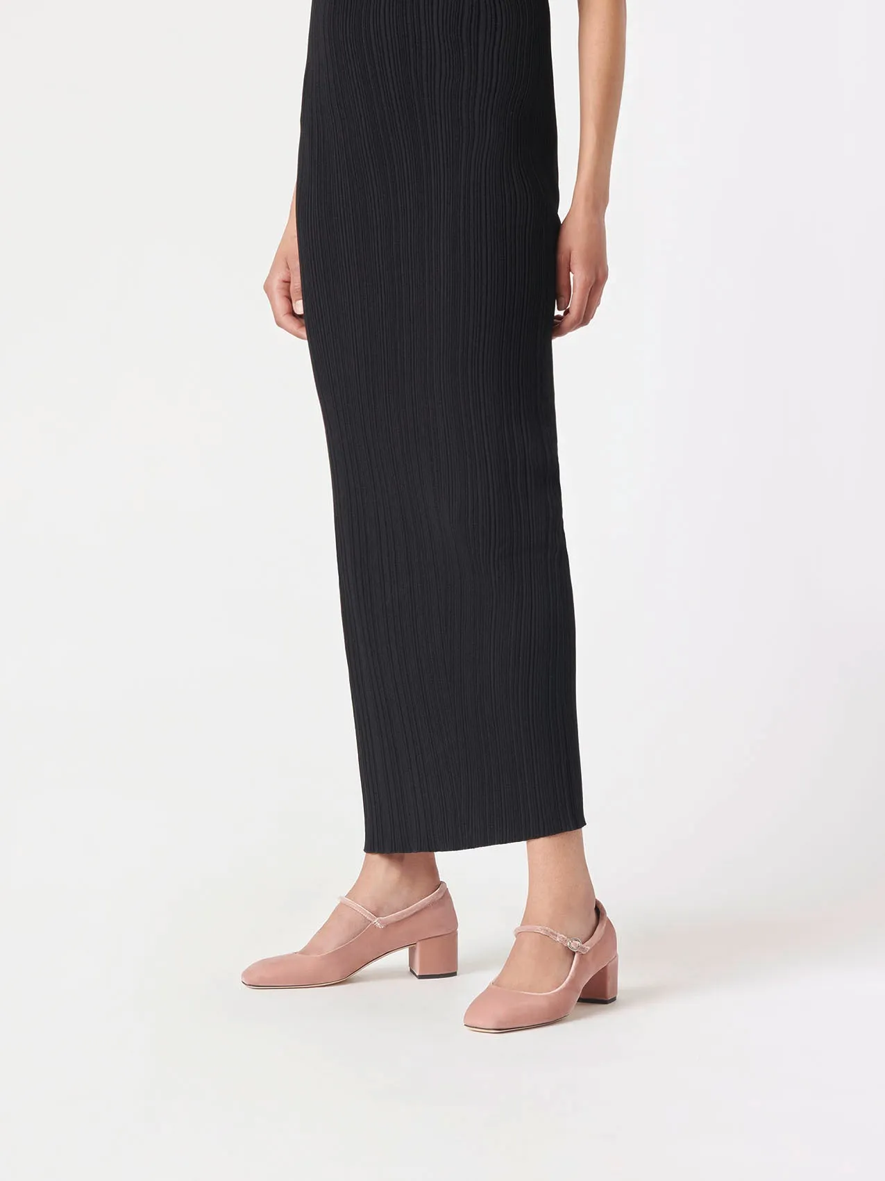 Aline Velvet Mary-Jane Pumps sold by Aeyde product image thumbnail 5