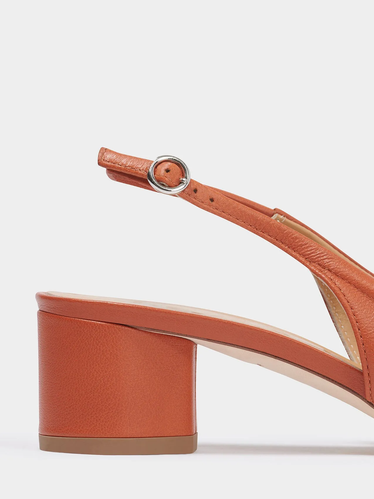 Romy Leather Slingback Pumps sold by Aeyde product image thumbnail 3