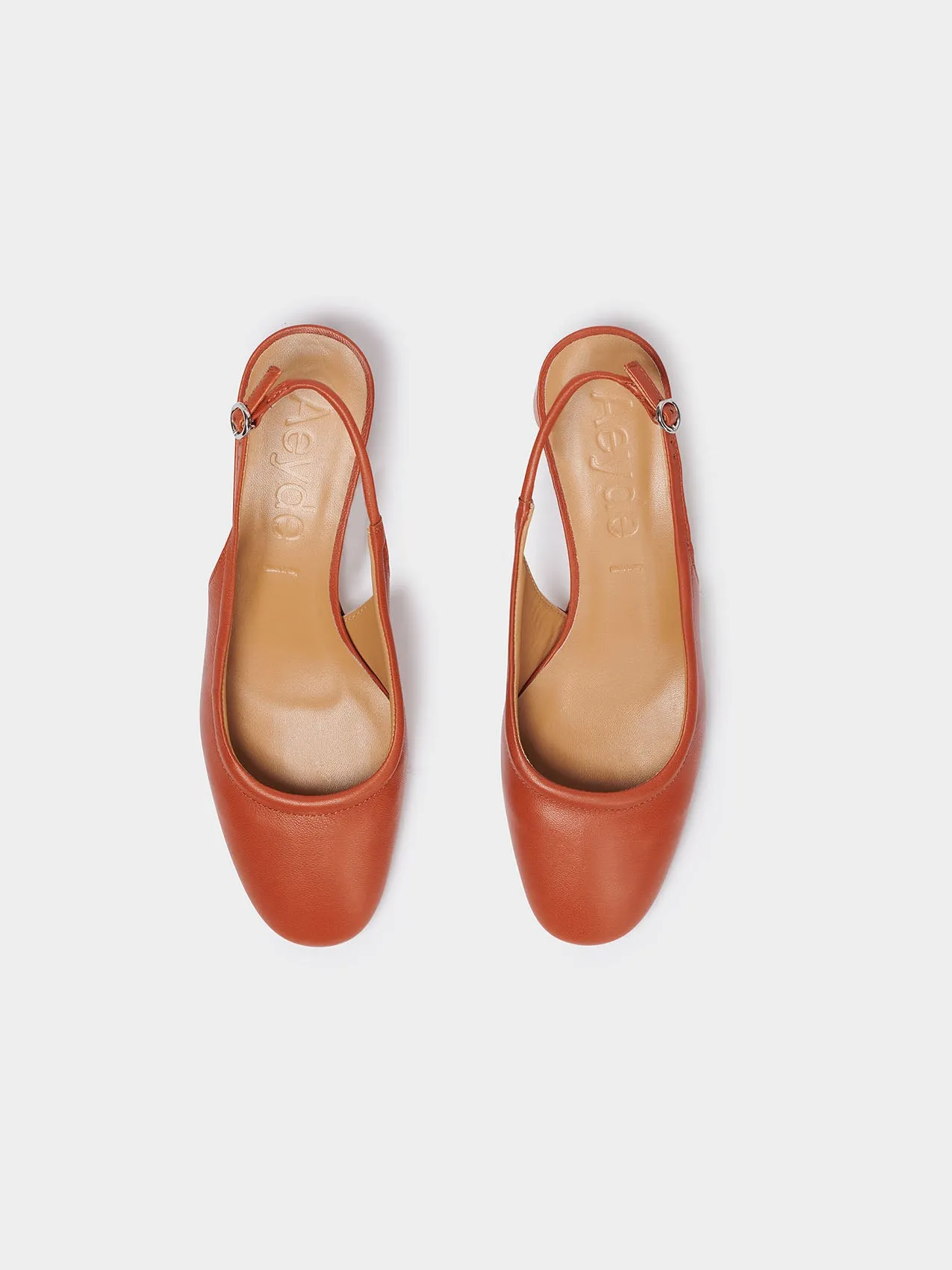 Romy Leather Slingback Pumps sold by Aeyde product image thumbnail 4