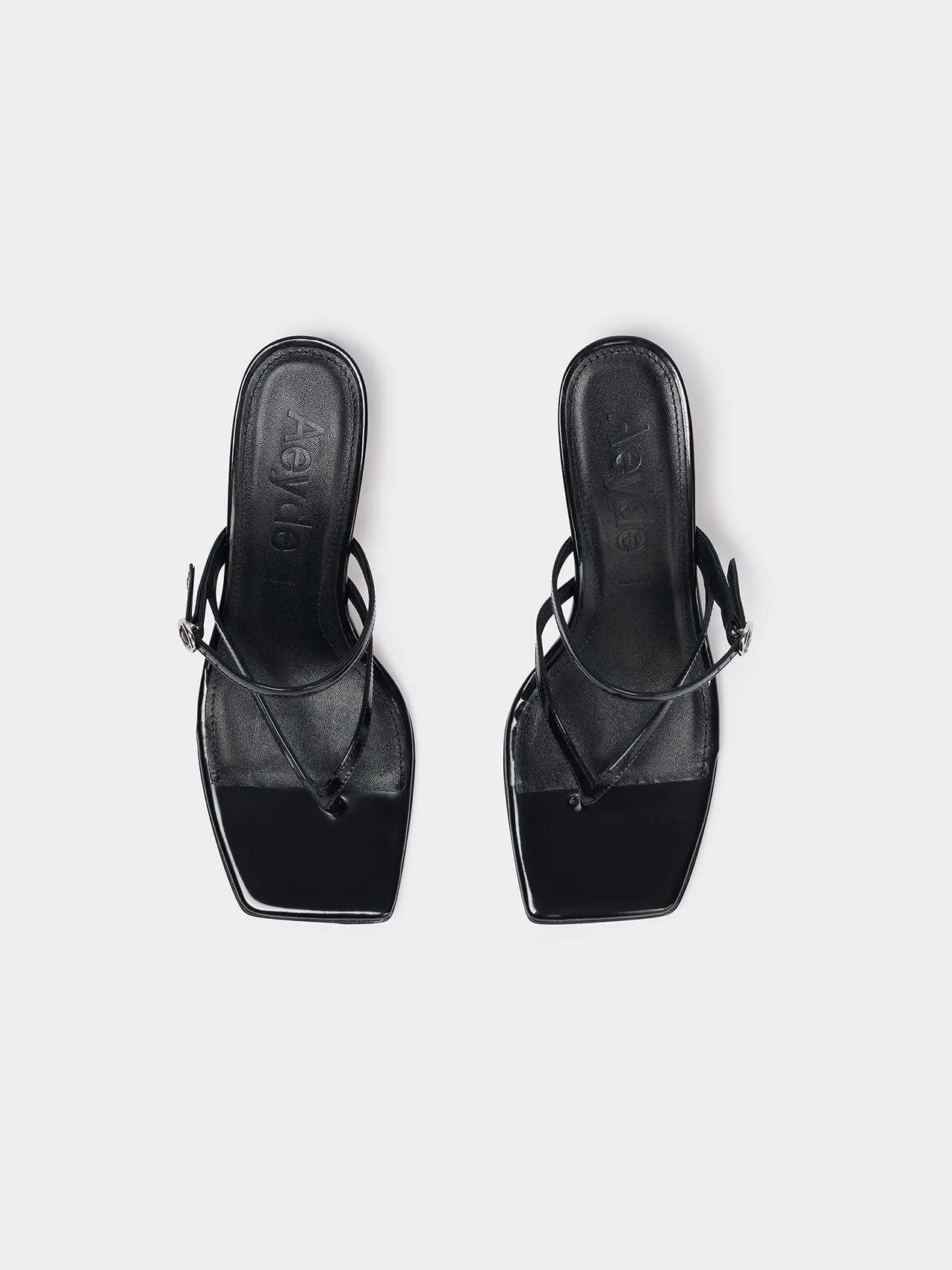 Giselle Leather Toe-Post Sandals sold by Aeyde product image thumbnail 4