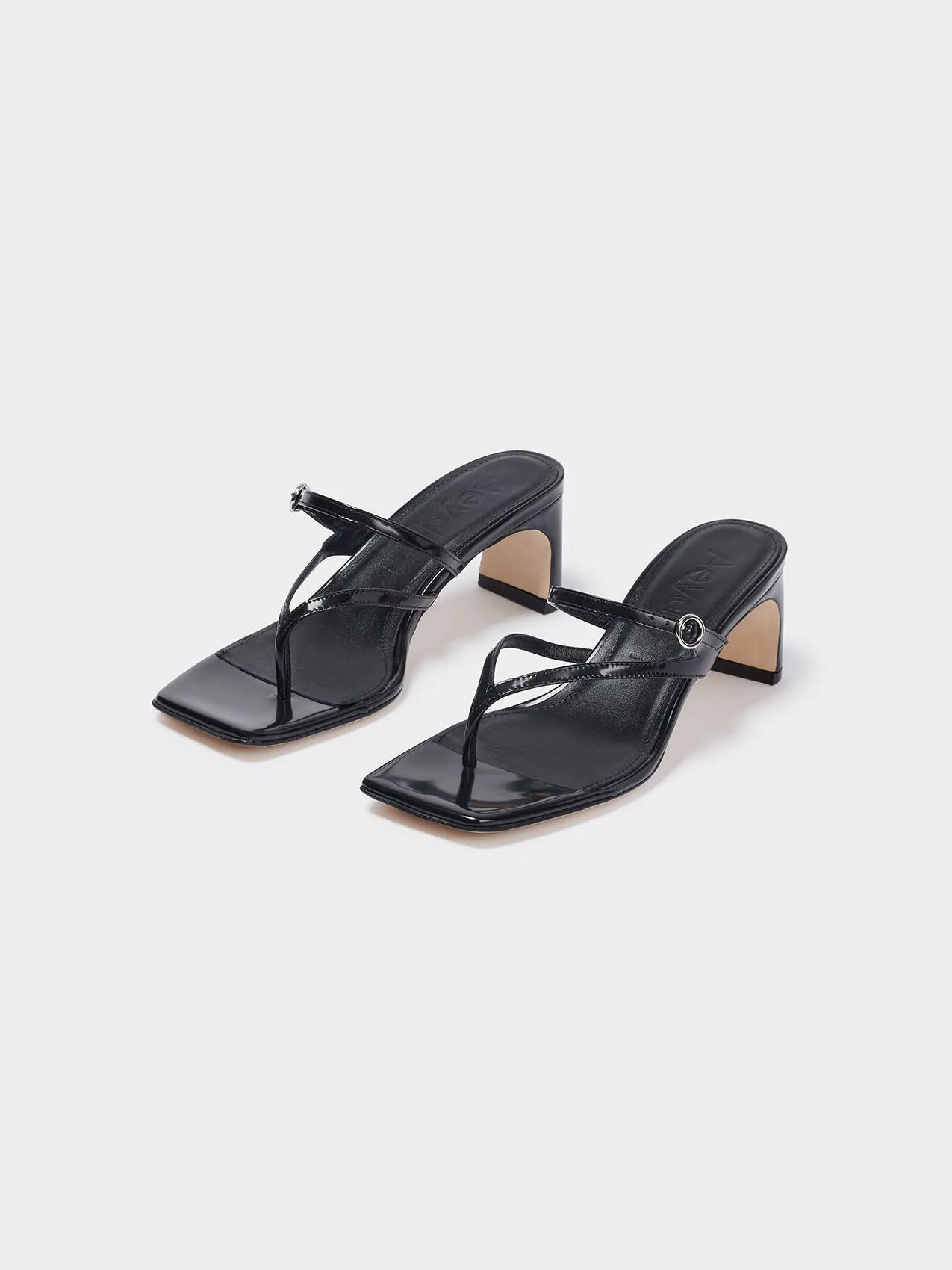 Giselle Leather Toe-Post Sandals sold by Aeyde product image thumbnail 2